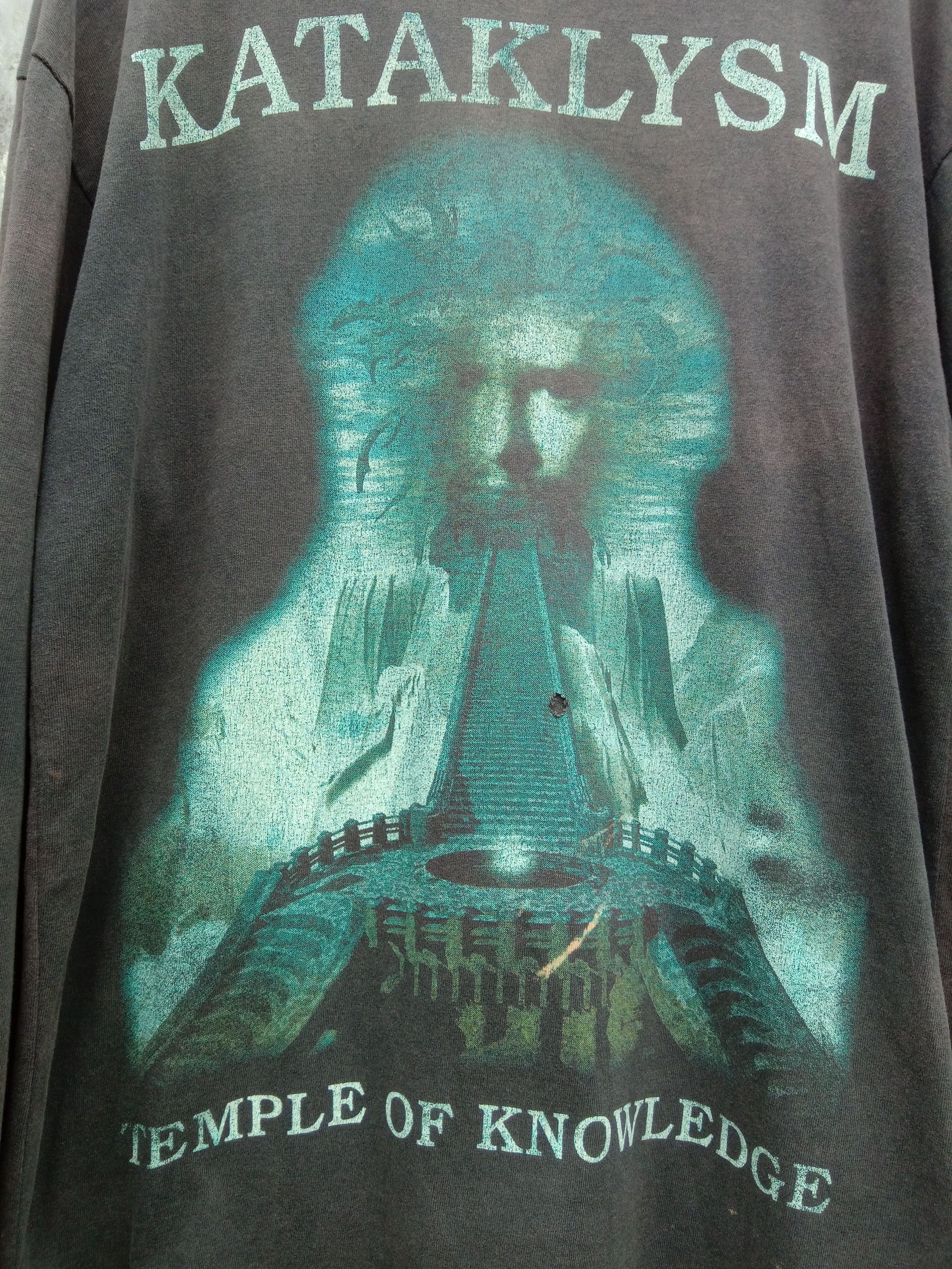 Band Tees × Vintage Vintage KATAKLYSM temple of knowledge Size US M / EU 48-50 / 2 - 2 Thumbnail