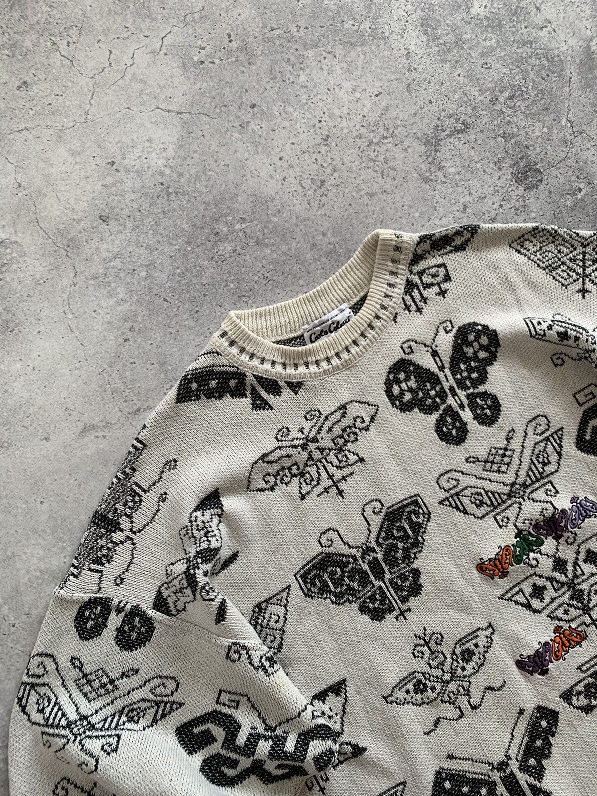 Carlo Colucci × Vintage Vintage Carlo Colucci Abstract Baggy Sweater Size US XL / EU 56 / 4 - 3 Thumbnail