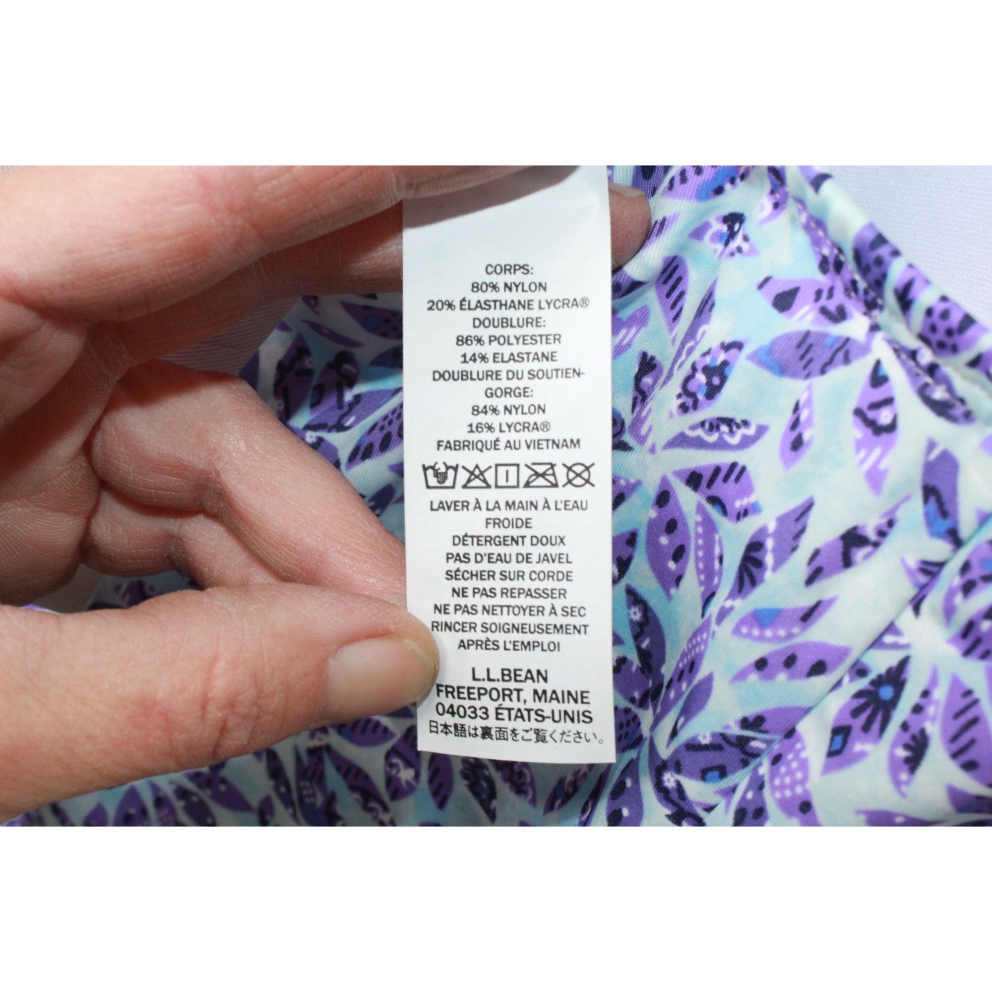 L.L. Bean × Swims LL Bean Mix Match Swimwear Square Neck Tankini Top Print Size M / US 6-8 / IT 42-44 - 9 Thumbnail
