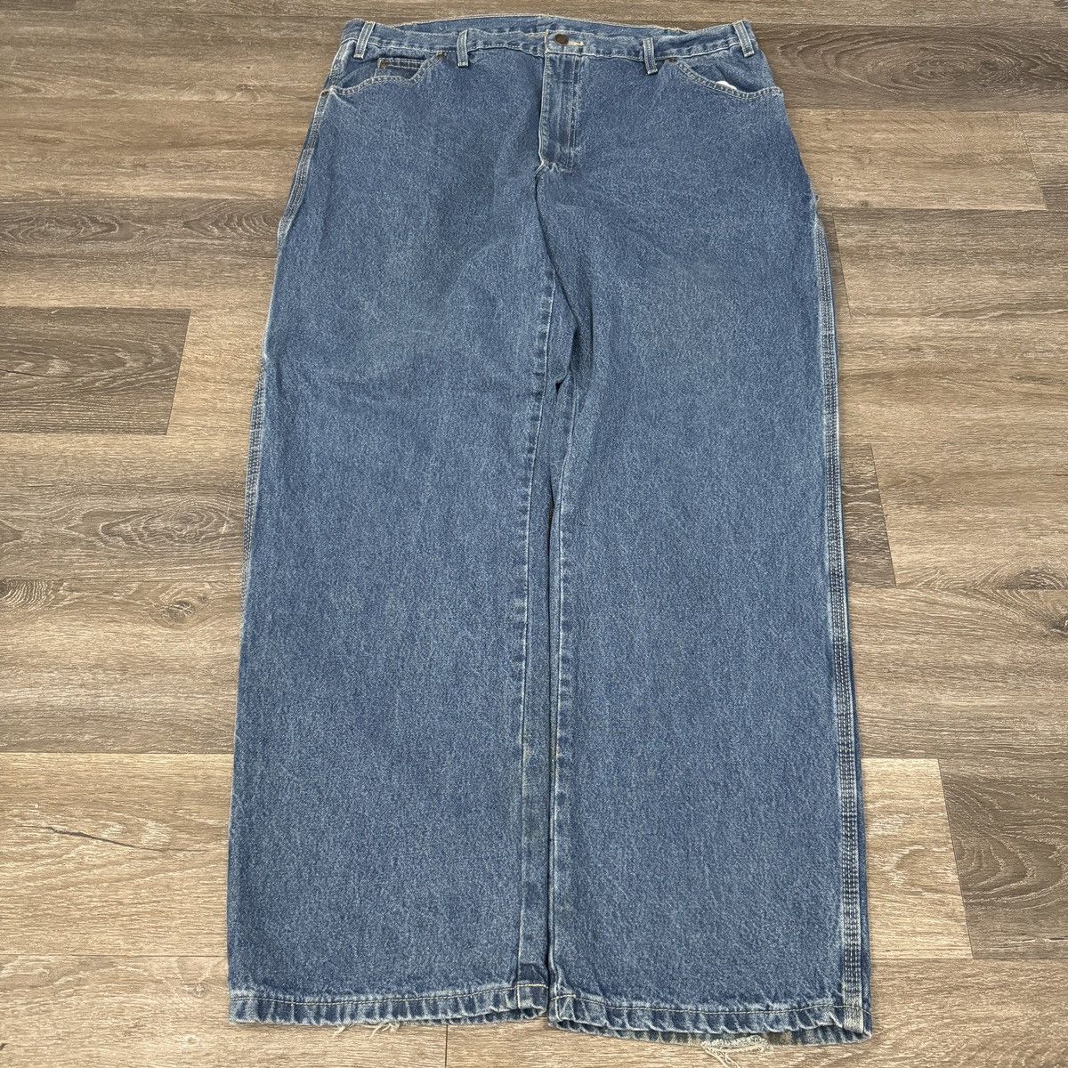 Dickies × Vintage Essential Vintage y2k dickies baggy wide leg carpenter pant Size US 40 / EU 56 - 2 Thumbnail