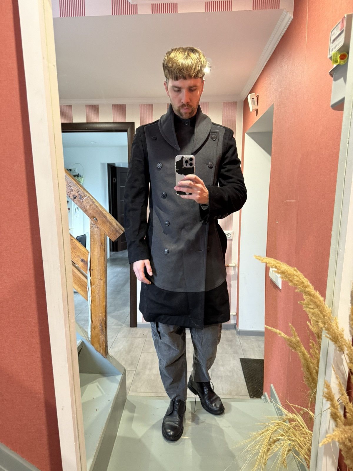 Malcolm McLaren Vintage Vivienne Westwood Archive Double Breasted Overcoat Size US L / EU 52-54 / 3 - 13 Thumbnail