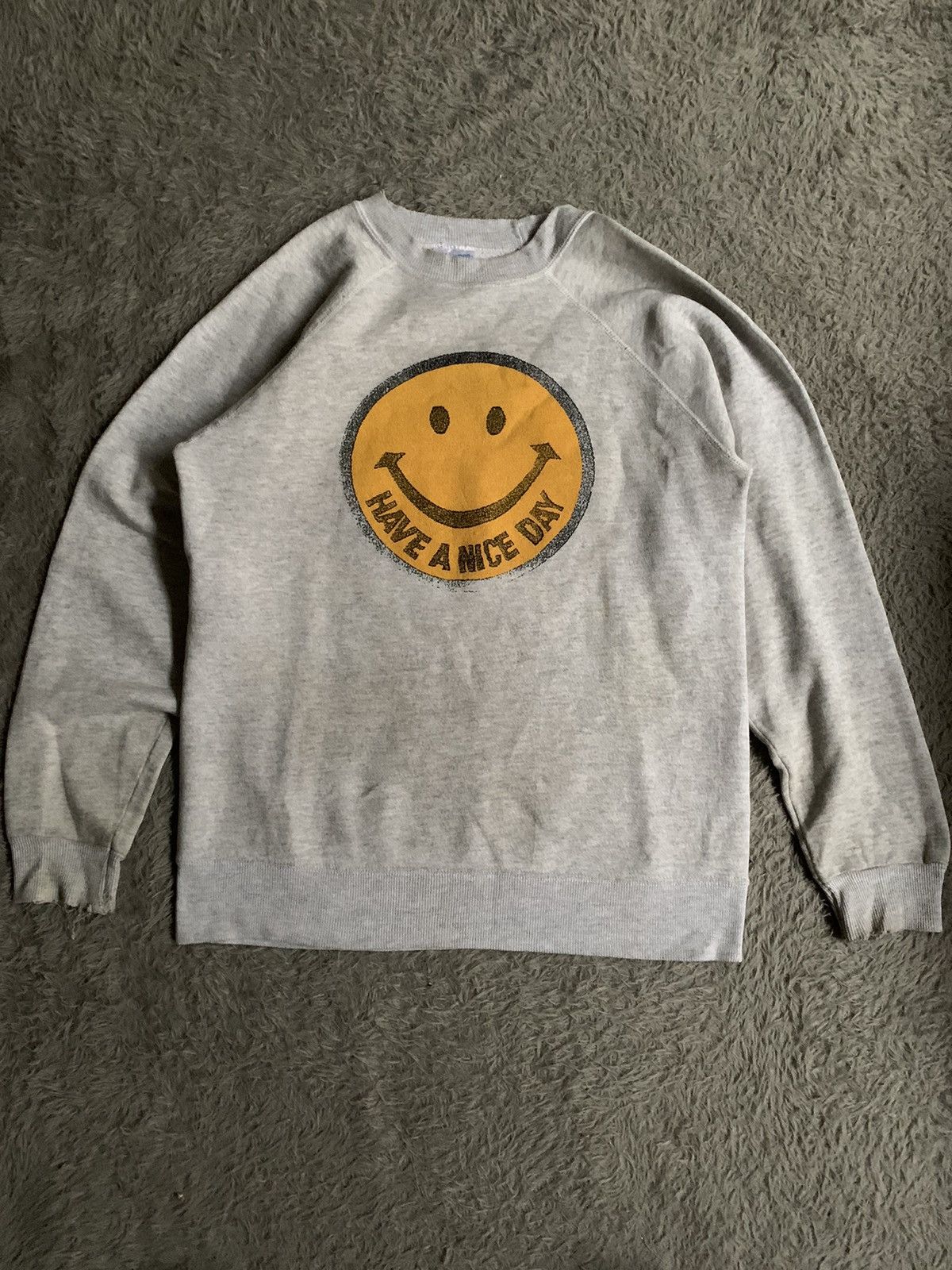 Vintage 90s Smile Have a Nice Day Sweatshirt