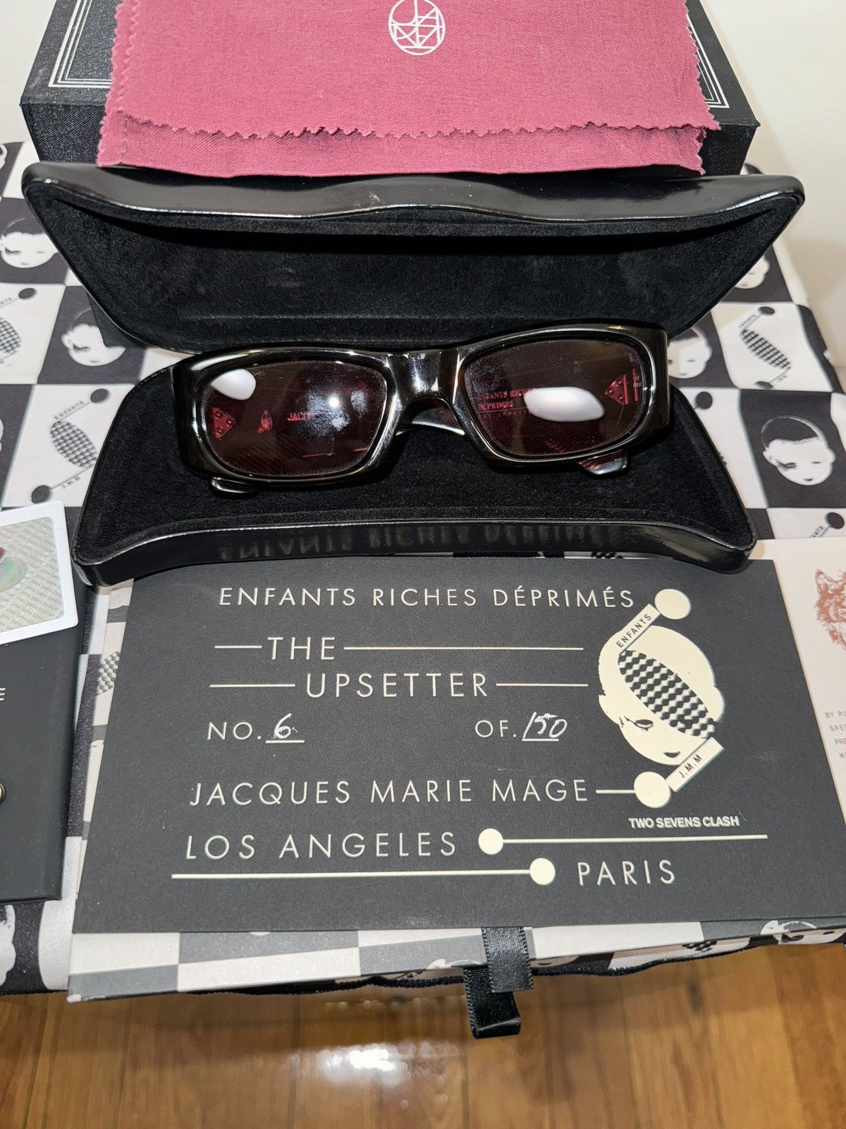 Enfants Riches Deprimes 🚭BRAND NEW🚭ERD x Jacques Marie Mage “UPSETTERS” SUNGLASSES Size ONE SIZE - 17 Thumbnail