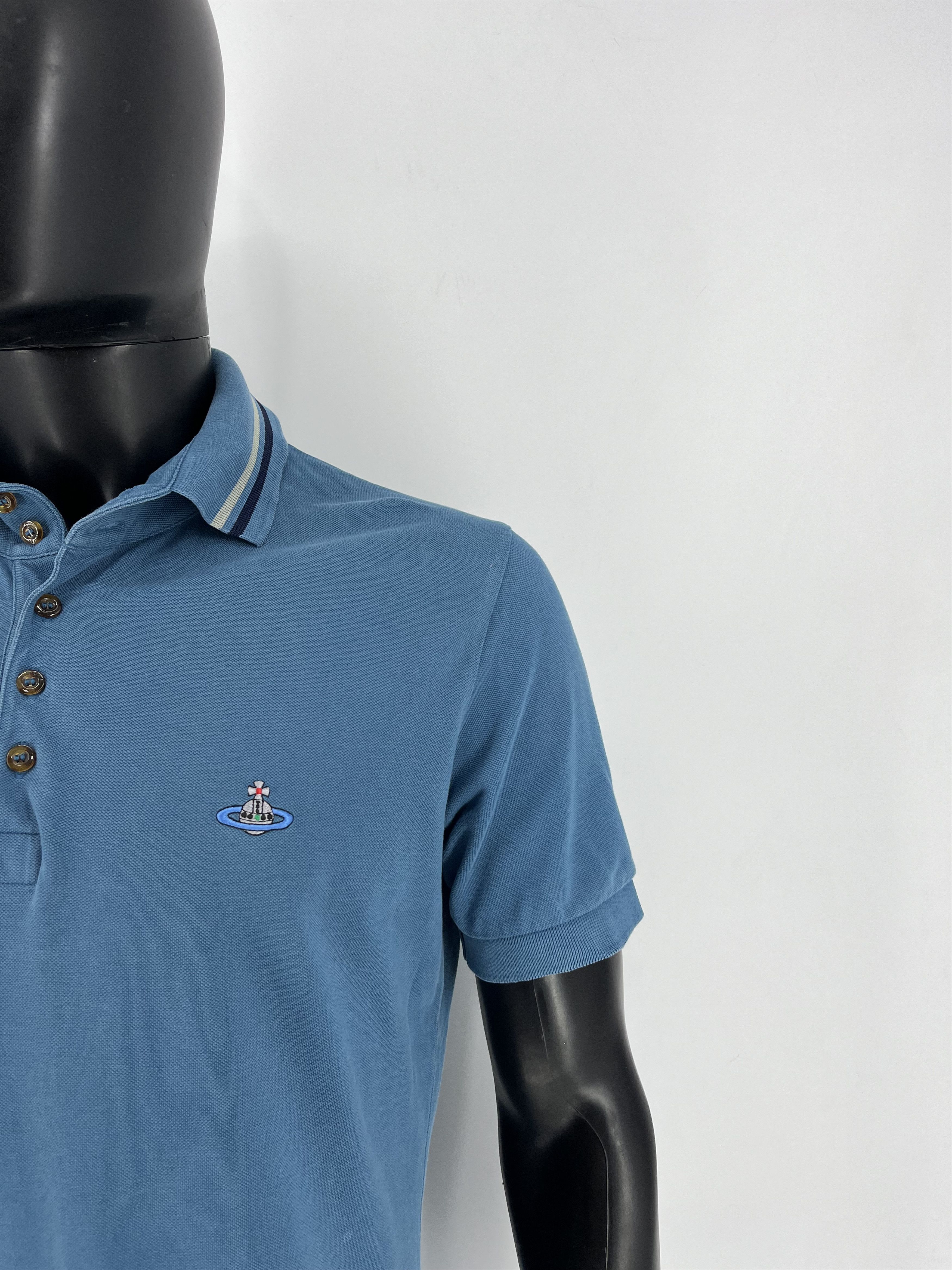 Vintage × Vivienne Westwood Vintage Vivienne Westwood Luxury Polo T-Shirt Size US L / EU 52-54 / 3 - 7 Thumbnail