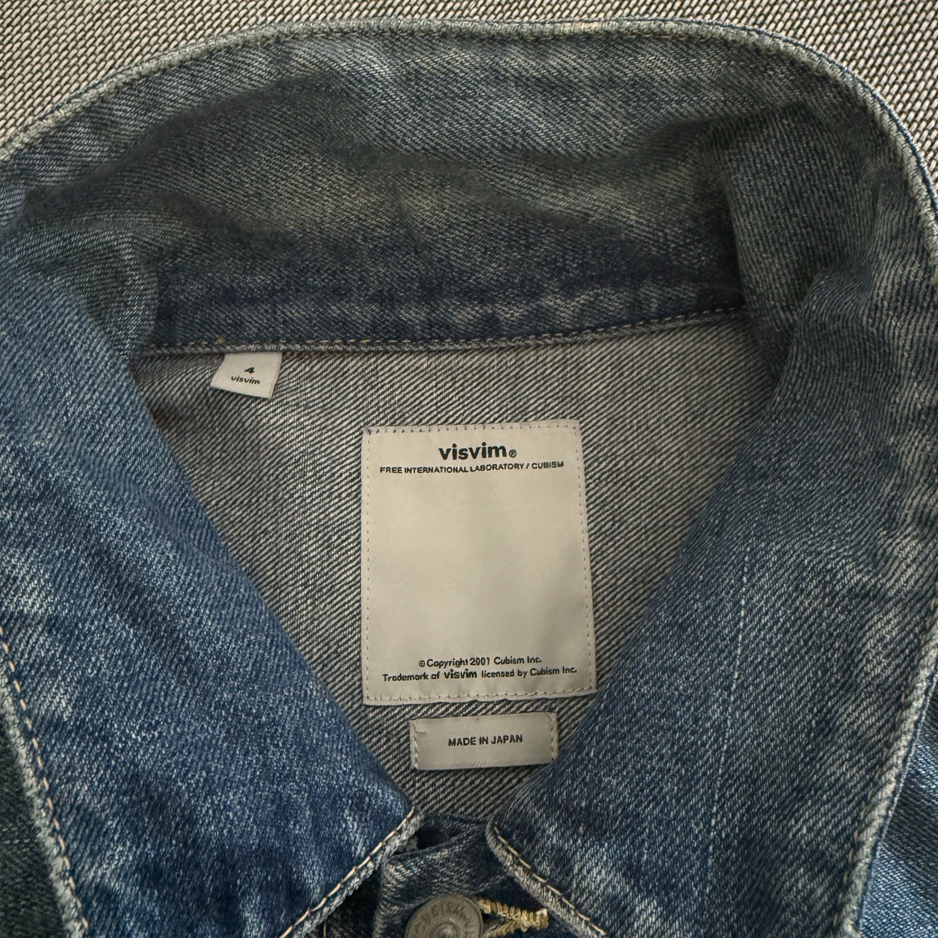 Visvim Visvim 101 17SS Type 2 Damaged Denim Jacket 4 Size US XL / EU 56 / 4 - 3 Thumbnail