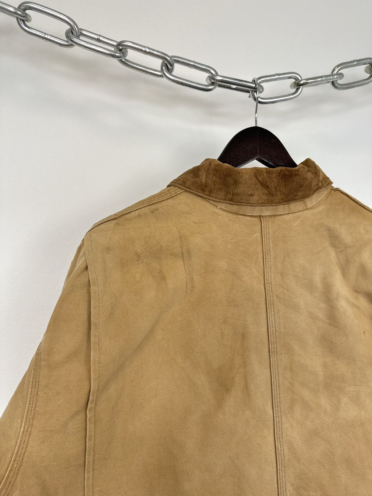 Carhartt Vintage 80s Carhartt USA Cropped Distressed Detroit Jacket Size US L / EU 52-54 / 3 - 16 Thumbnail