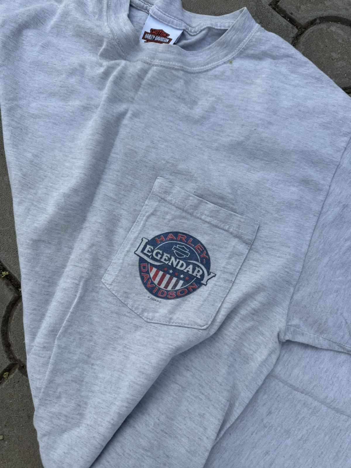 Harley Davidson Vintage Harley Davidson Big Logo Tee Shirt USA Size US M / EU 48-50 / 2 - 3 Thumbnail