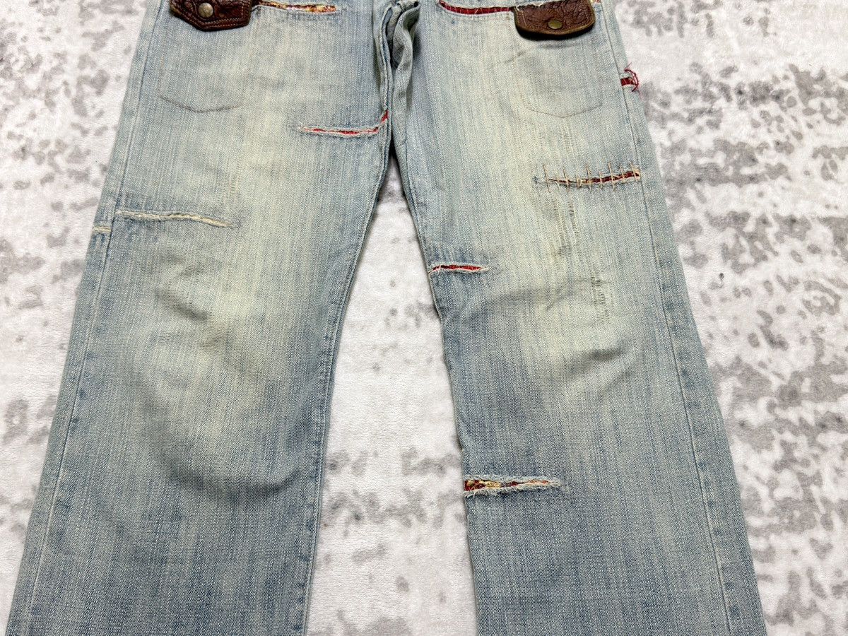 Vintage Gumu International Phoenix Embroidery Denim Y2K Straight Fit Size US 32 / EU 48 - 6 Thumbnail