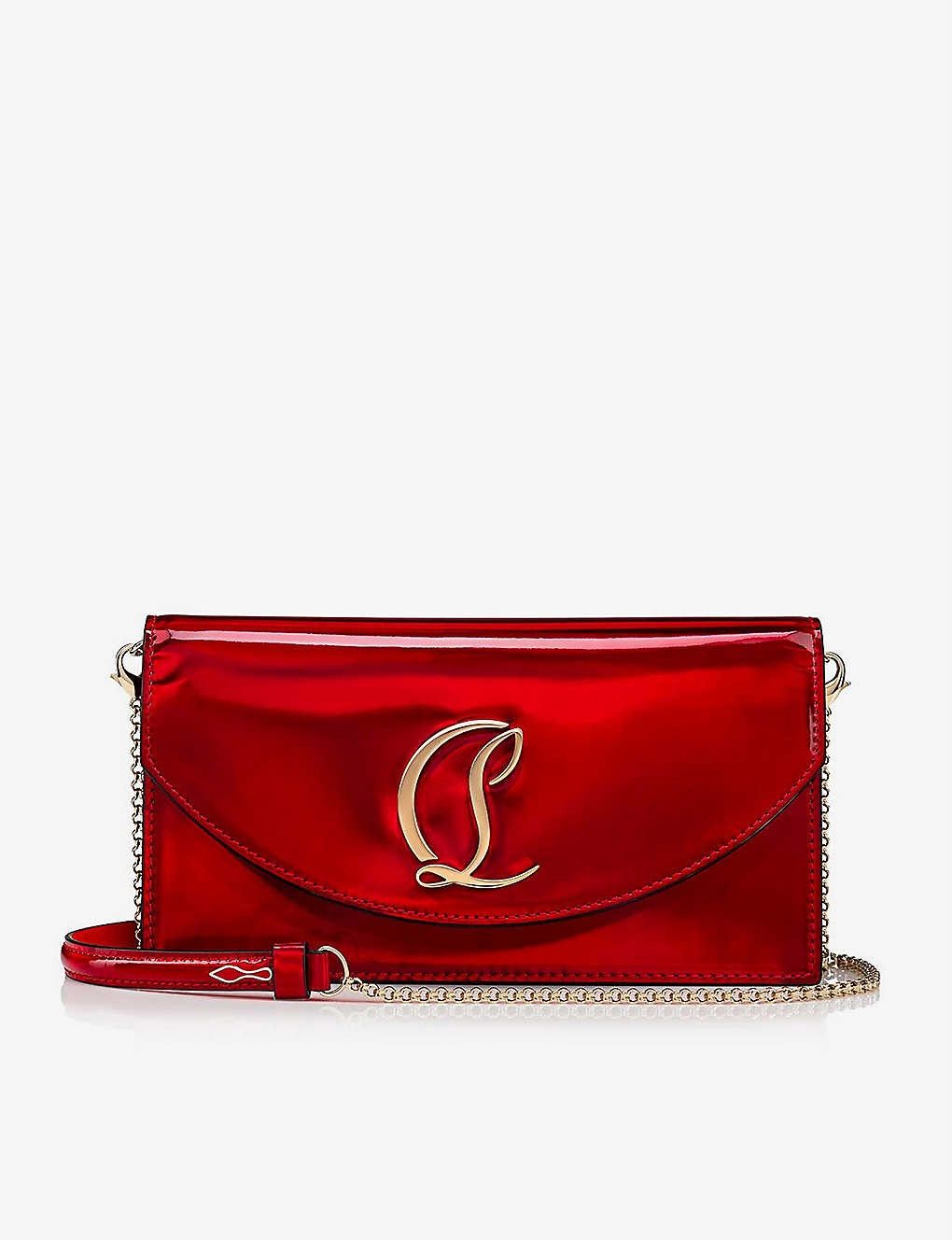 Christian Louboutin o1s1wg110125 Size:OS/ Loubi 54 Clutch Bag in Red Size ONE SIZE - 1 Thumbnail