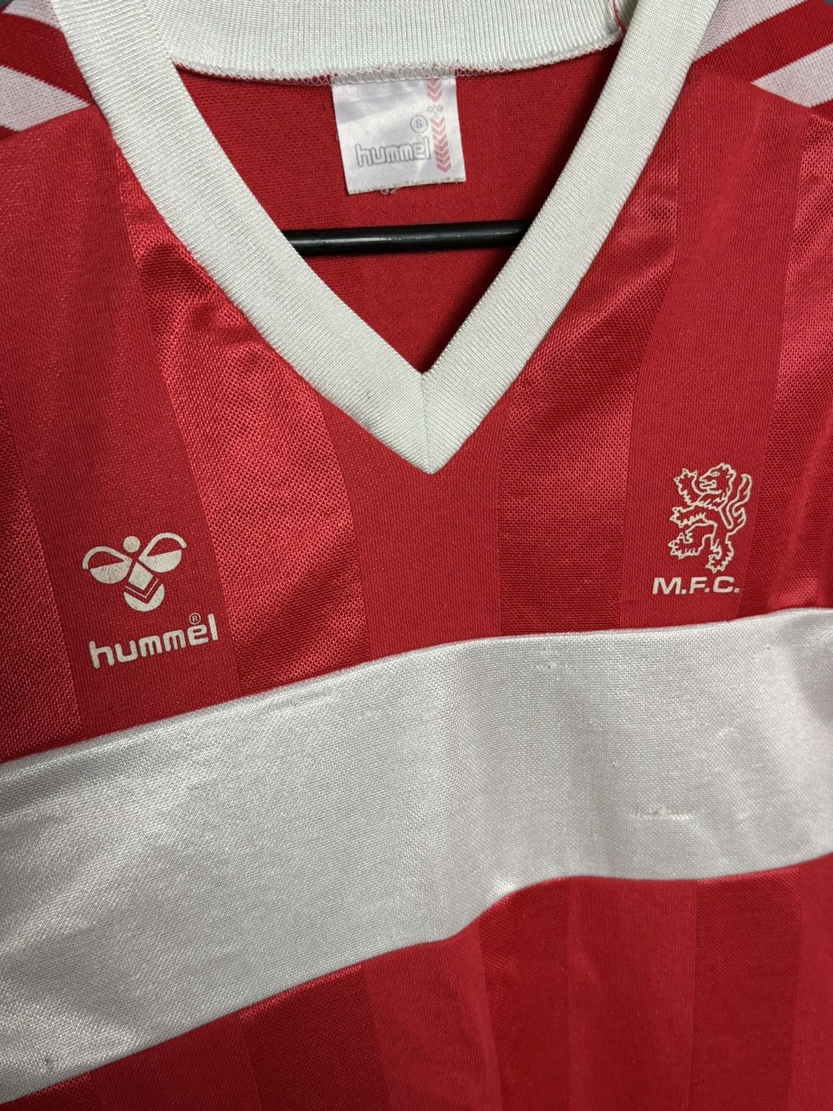 Hummel Middlesbrough 84/86 Home Football Long Sleeve Jersey Size US S / EU 44-46 / 1 - 3 Thumbnail