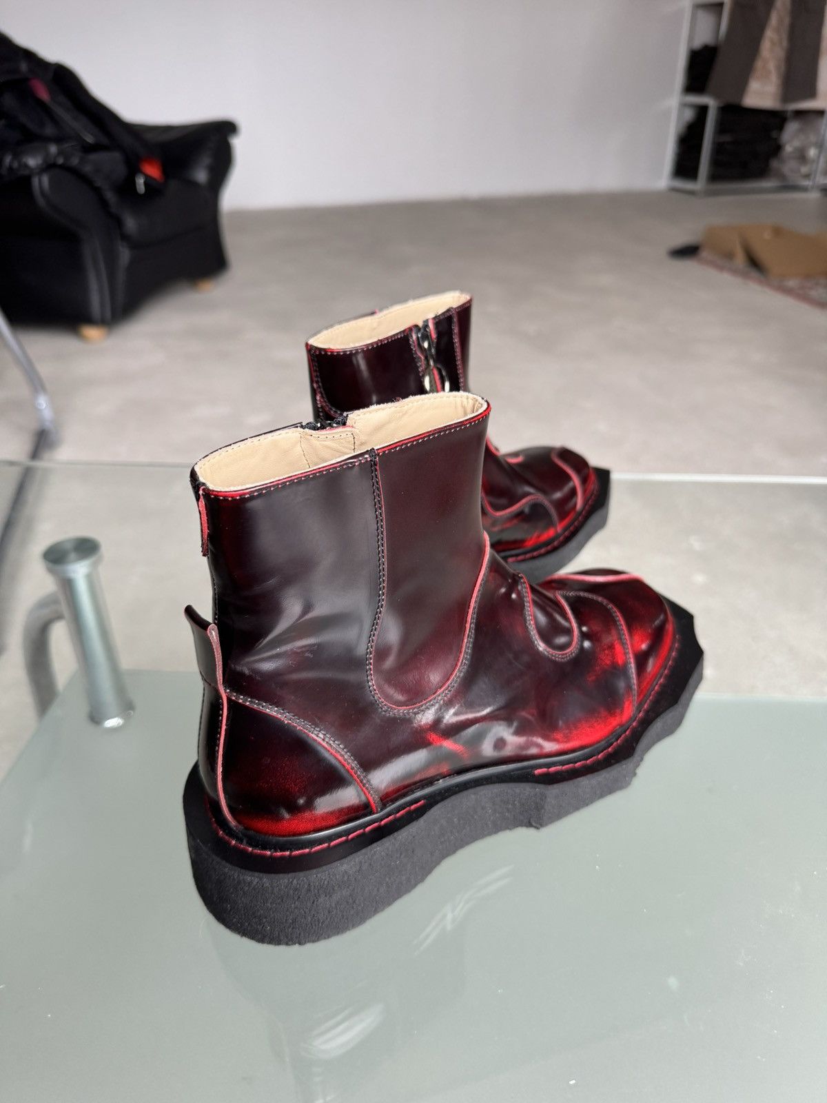 Henrik Vibskov Henrik Vibskov Boots Enzo Leather Ankle Boots Size US 7 / EU 40 - 19 Thumbnail