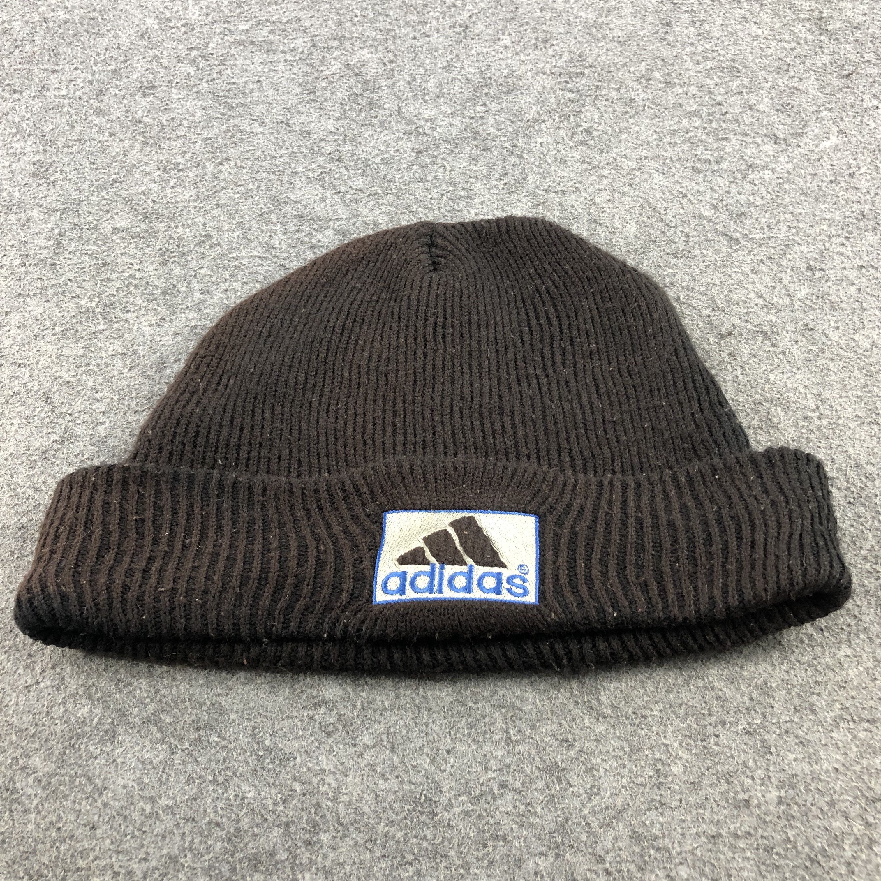 Vintage Adidas Fisherman Beanie Snowcap Snow Hat Winter Hat B176 Size ONE SIZE - 3 Thumbnail