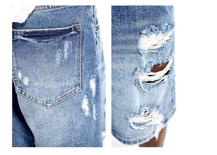 Japanese Brand × Vintage Streetwear Baggy Frayed Ripped Hole Jorts Size US 32 / EU 48 - 4 Thumbnail