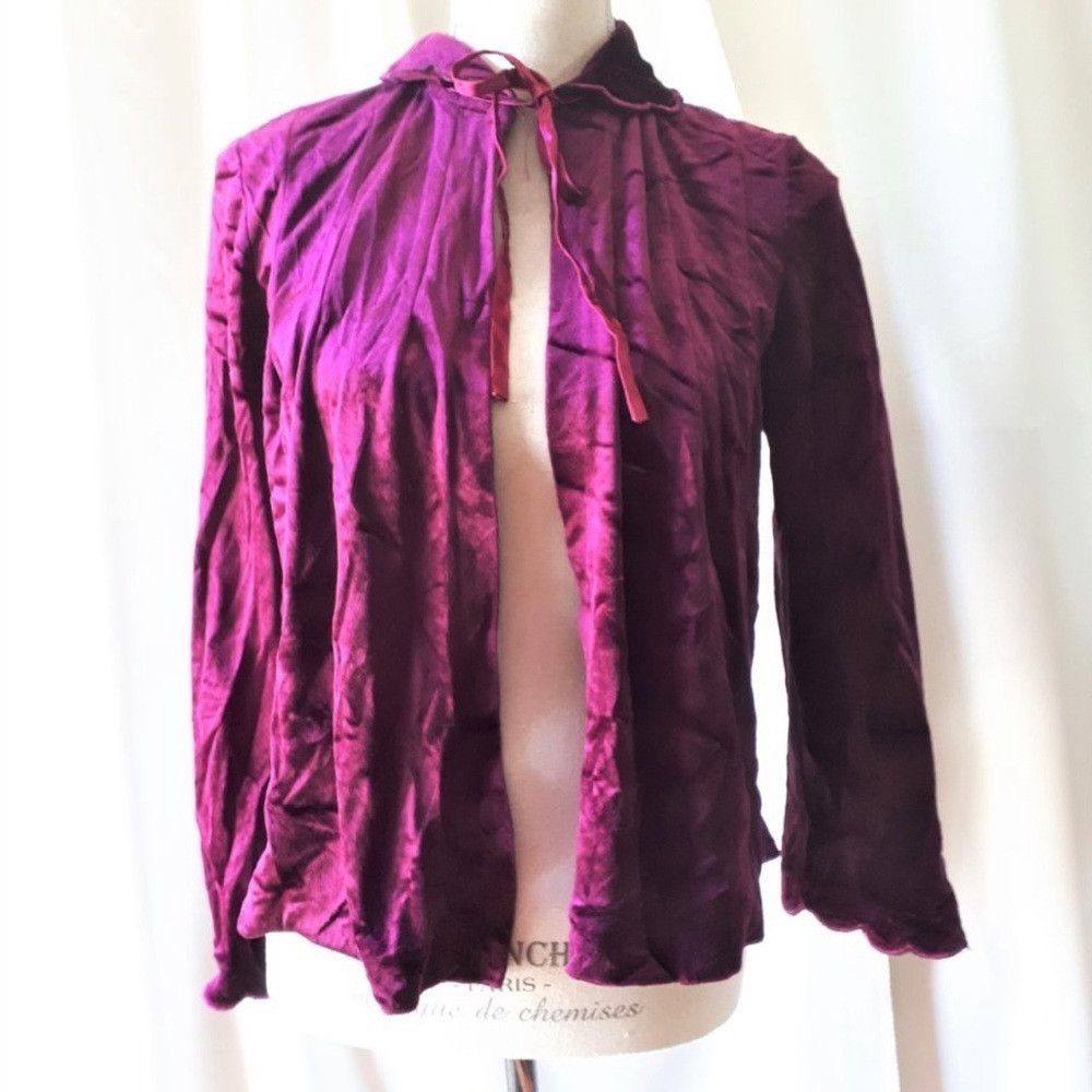 Vintage VINTAGE Lady Diana by Bards Fashions Fuchsia Velvet C Size XS / US 0-2 / IT 36-38 - 1 Thumbnail