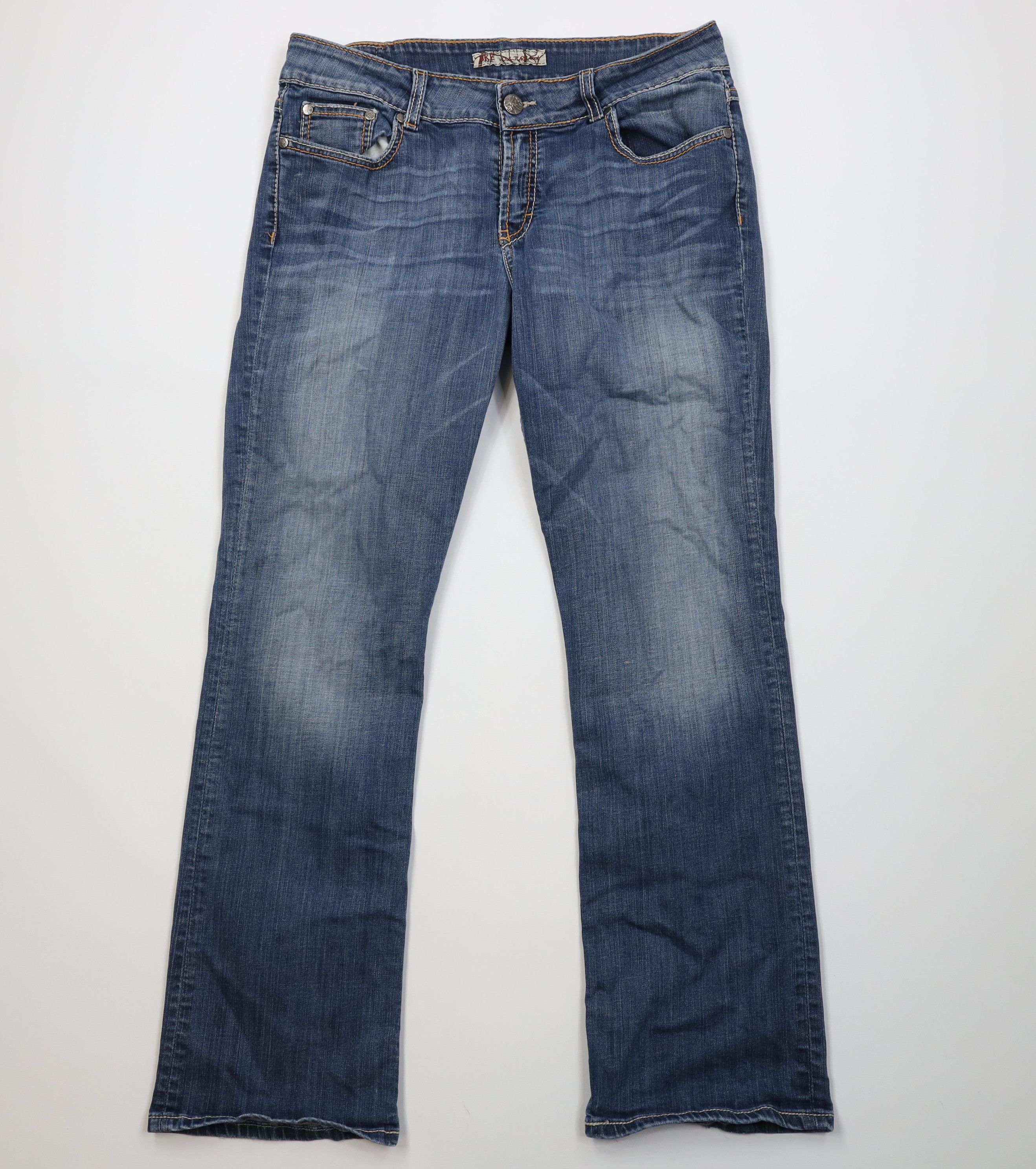 Vintage Vintage Y2K Buckle BKE Faded Thick Stitch Culture Boot Jeans Size 32" / US 10 / IT 46 - 1 Thumbnail