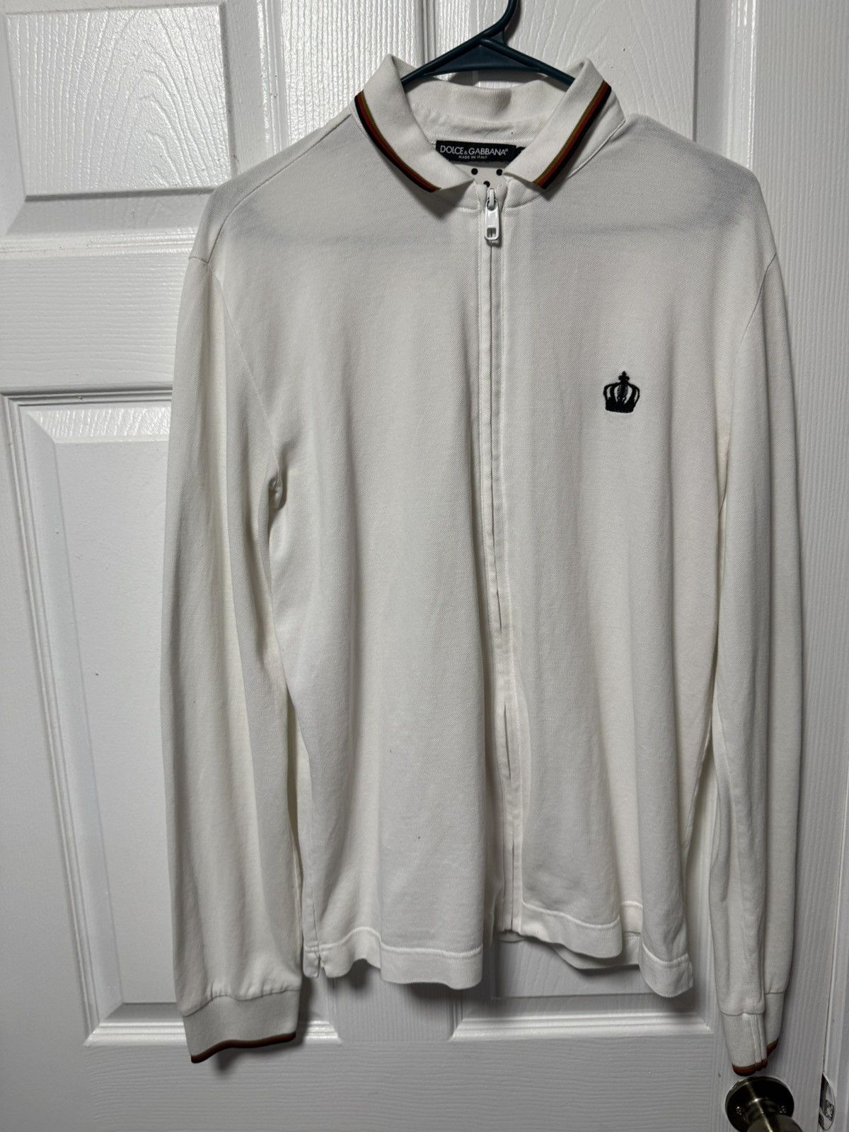 Dolce & Gabbana Dolce Gabbana Zip Up Collar Shirt Size US M / EU 48-50 / 2 - 1 Thumbnail
