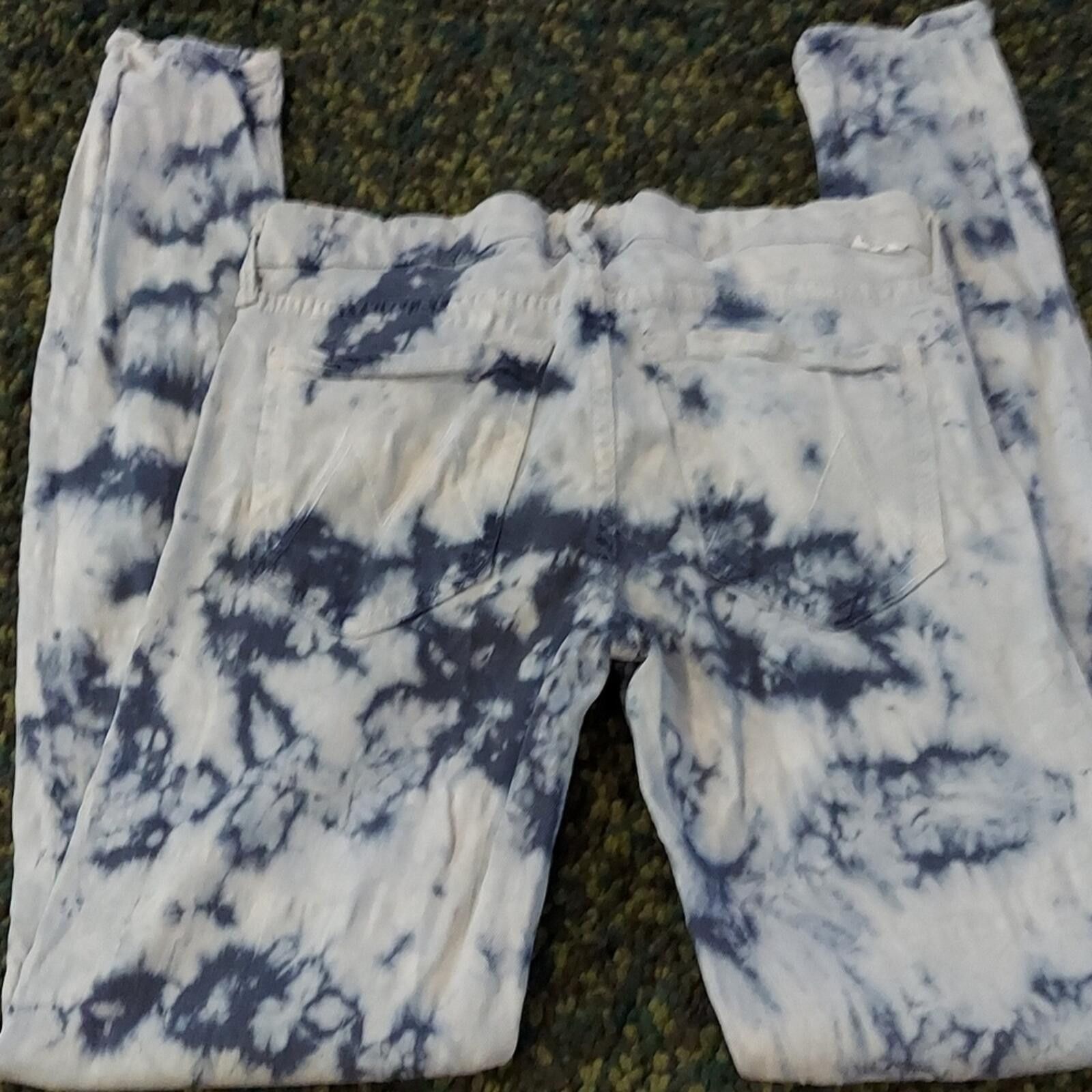 MOTHER MOTHER Tie-Dye Blue and White Jeggings Size 27" / US 4 / IT 40 - 9 Thumbnail