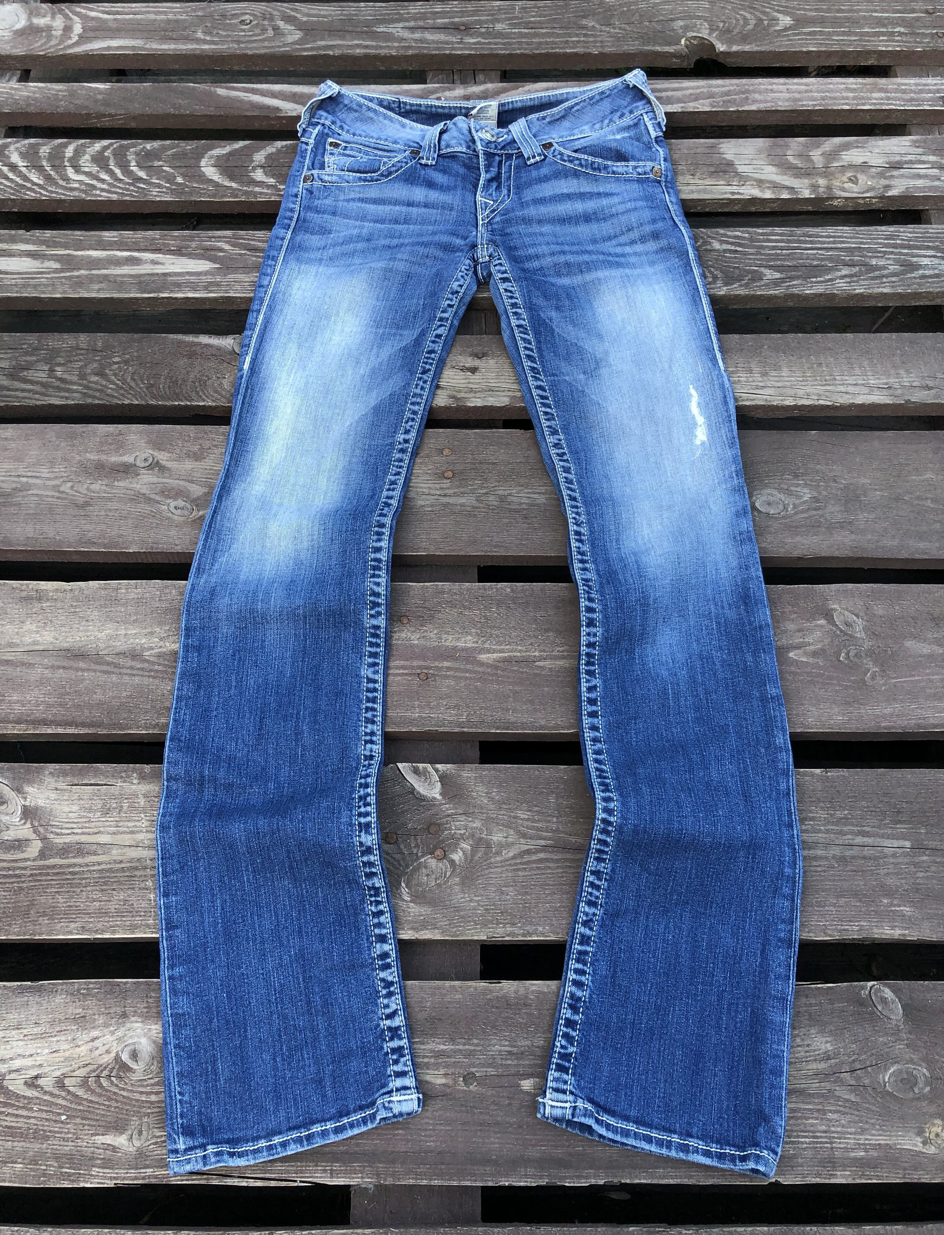 True Religion Vintage Y2K True Religion Straight Denim Jeans Size 28 Size 28" / US 6 / IT 42 - 2 Thumbnail