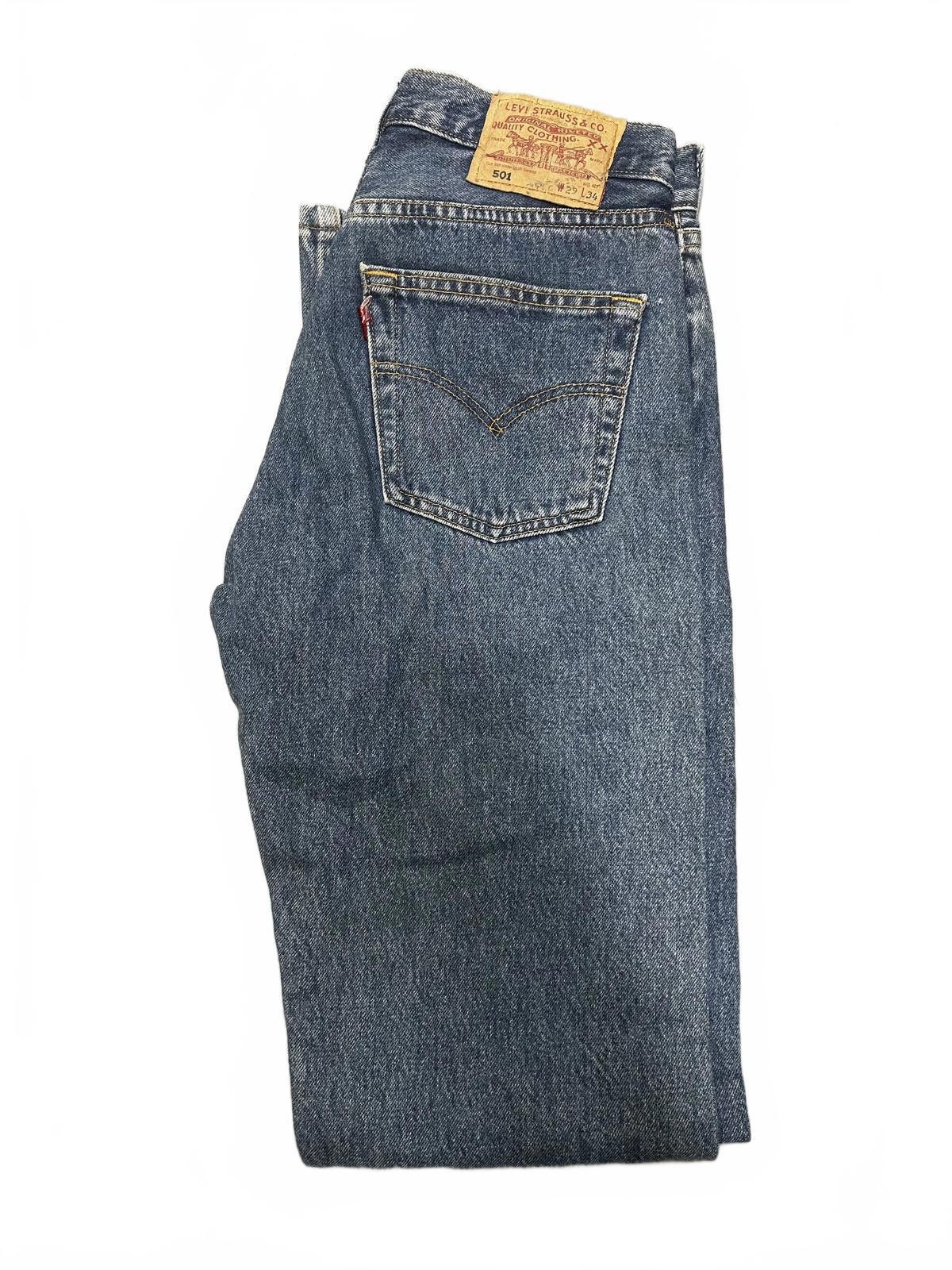 Levi's Levi's 501 Vintage Blue Jeans - Classic Fit Size US 29 - 6 Thumbnail
