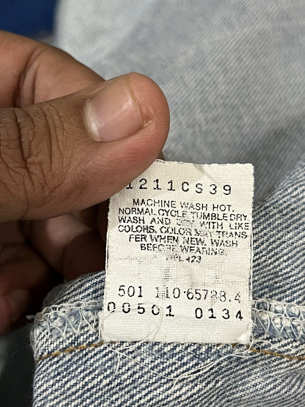 Levi's Vintage Levi’s 80’s 501 Distressed Denim Size US 32 / EU 48 - 11 Thumbnail