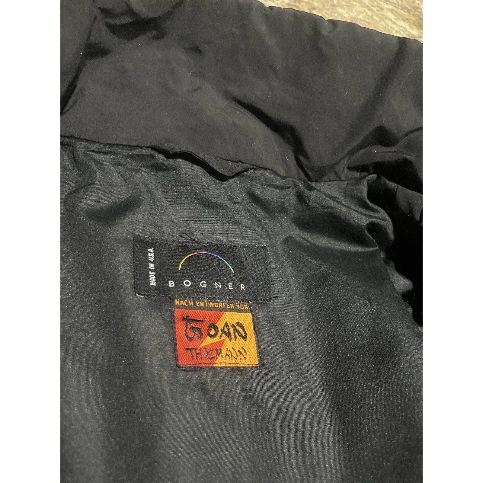 Bogner Bogner Ski x Goan Thylmann Black Mens Jacket Size 44 VTG BN Size US XL / EU 56 / 4 - 4 Thumbnail