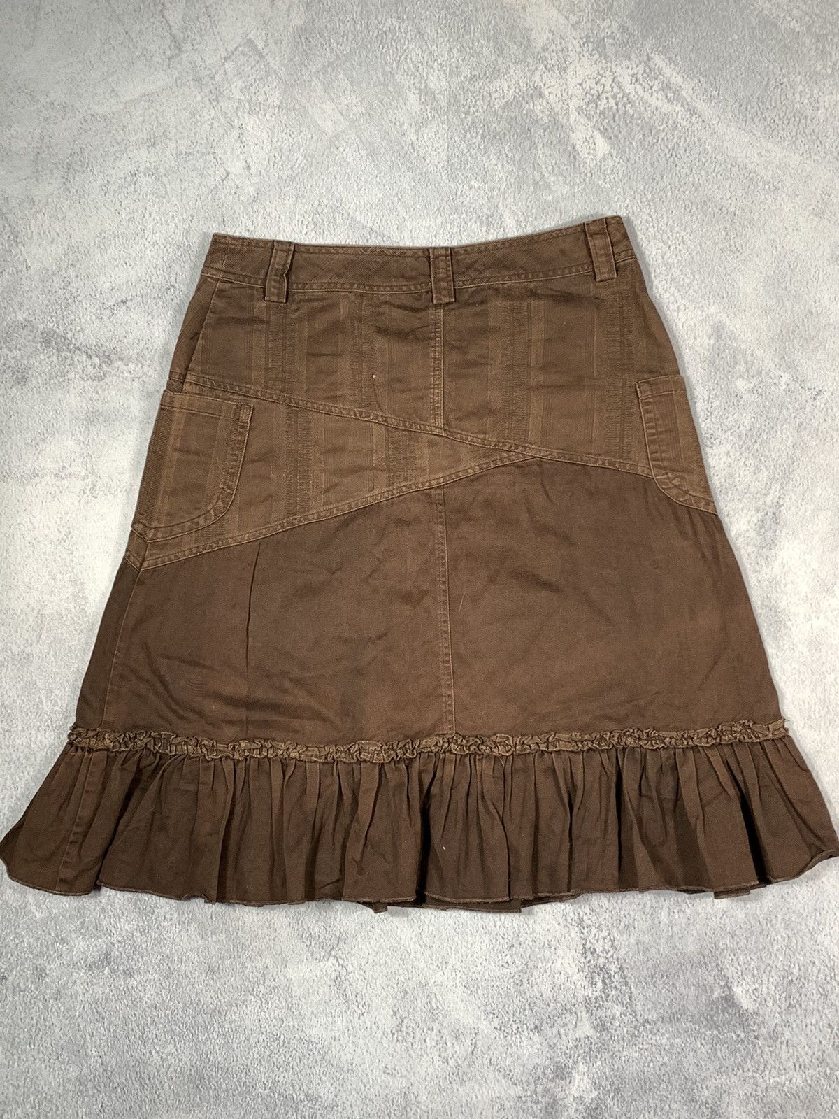 Japanese Brand × Vintage Vintage Y2K Japanese flared midi skirt streetwear size Size 32" / US 10 / IT 46 - 9 Thumbnail