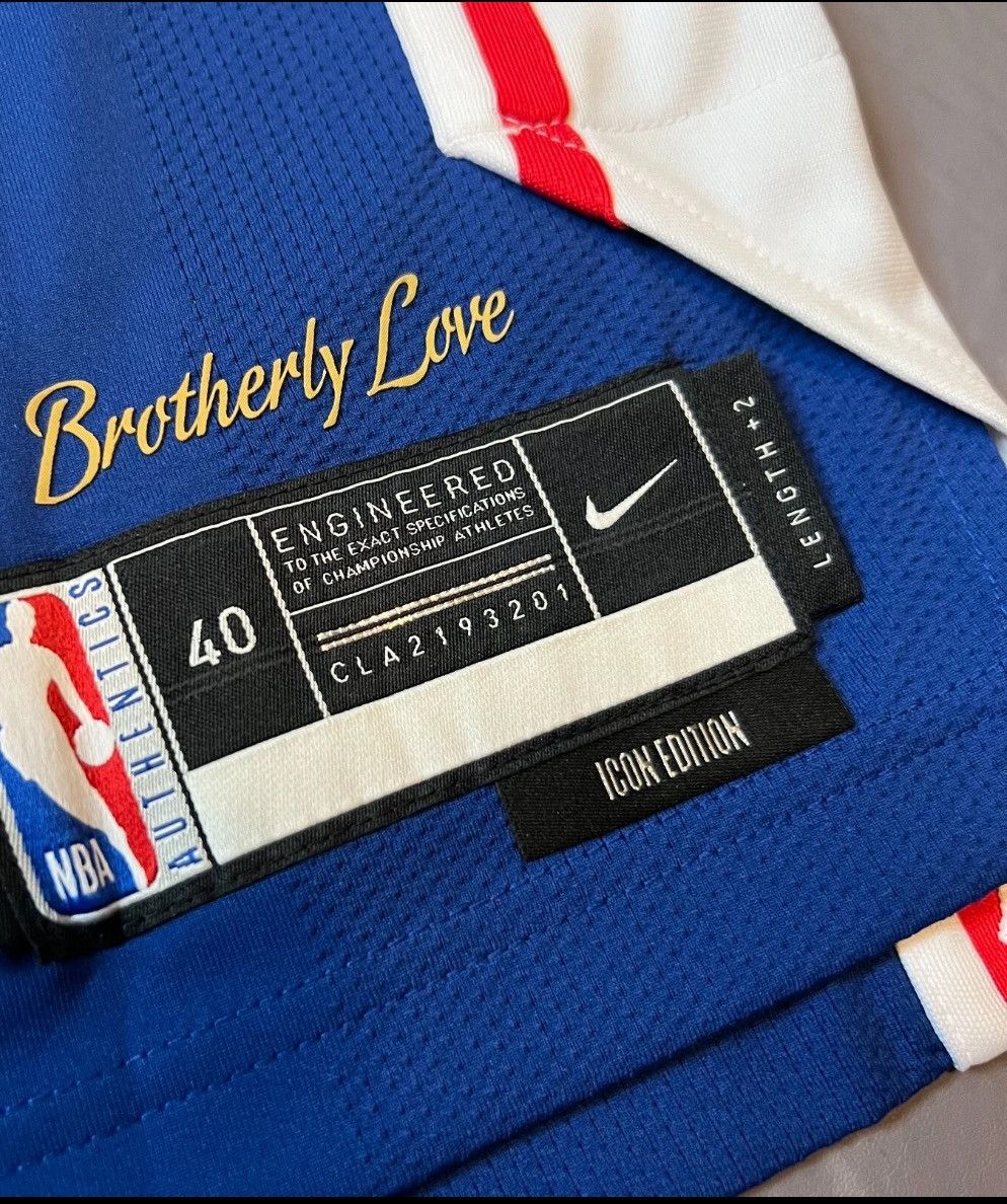 NBA × Nike Joel Embiid “21” Philadelphia 76ers Blue Jersey Size US S / EU 44-46 / 1 - 4 Thumbnail