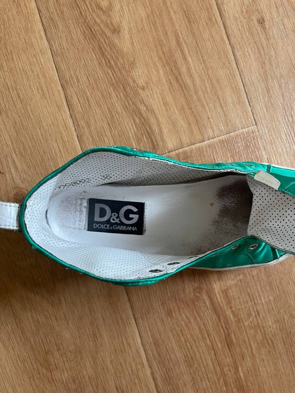 Dolce & Gabbana × Vintage Dolce&Gabbana Butterfly Vintage Y2K Hi Sneakers Shoes Size US 5 / IT 35 - 14 Thumbnail