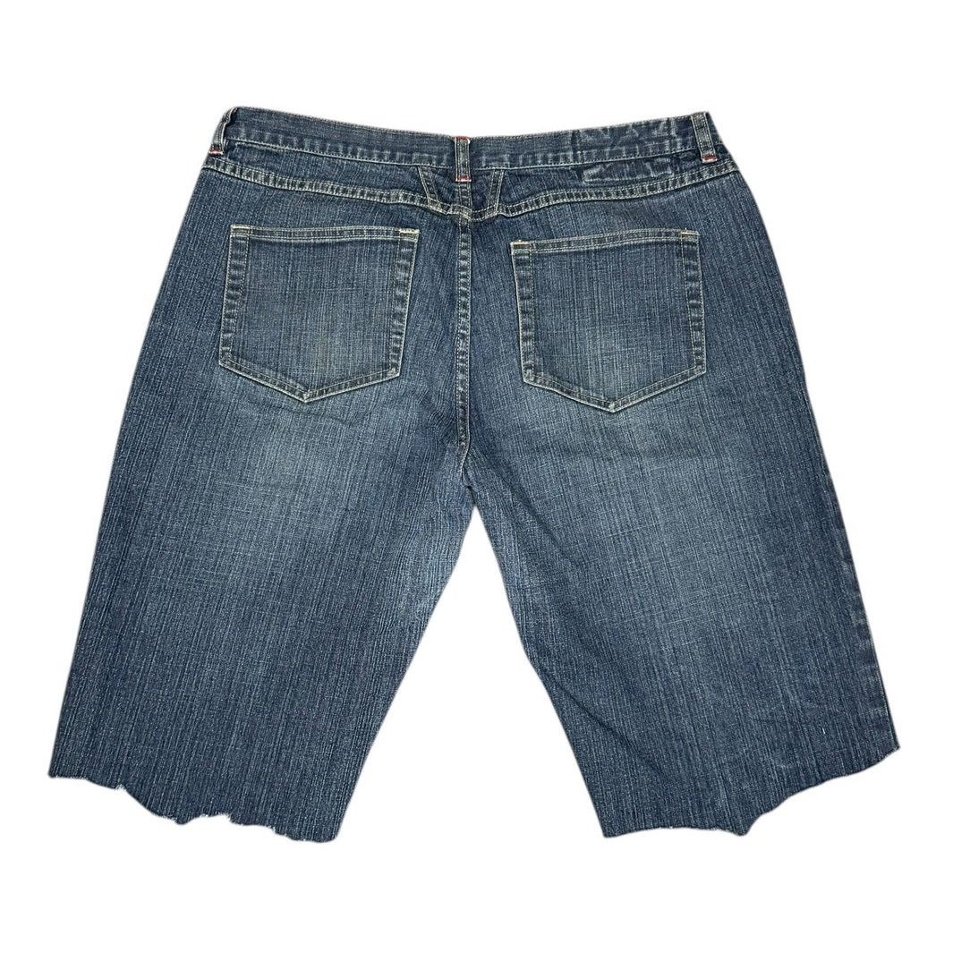 Marithe + Francois Girbaud × Vintage Vintage Marithe Francois Girbaud Distressed Jean Shorts Size US 34 / EU 50 - 2 Thumbnail