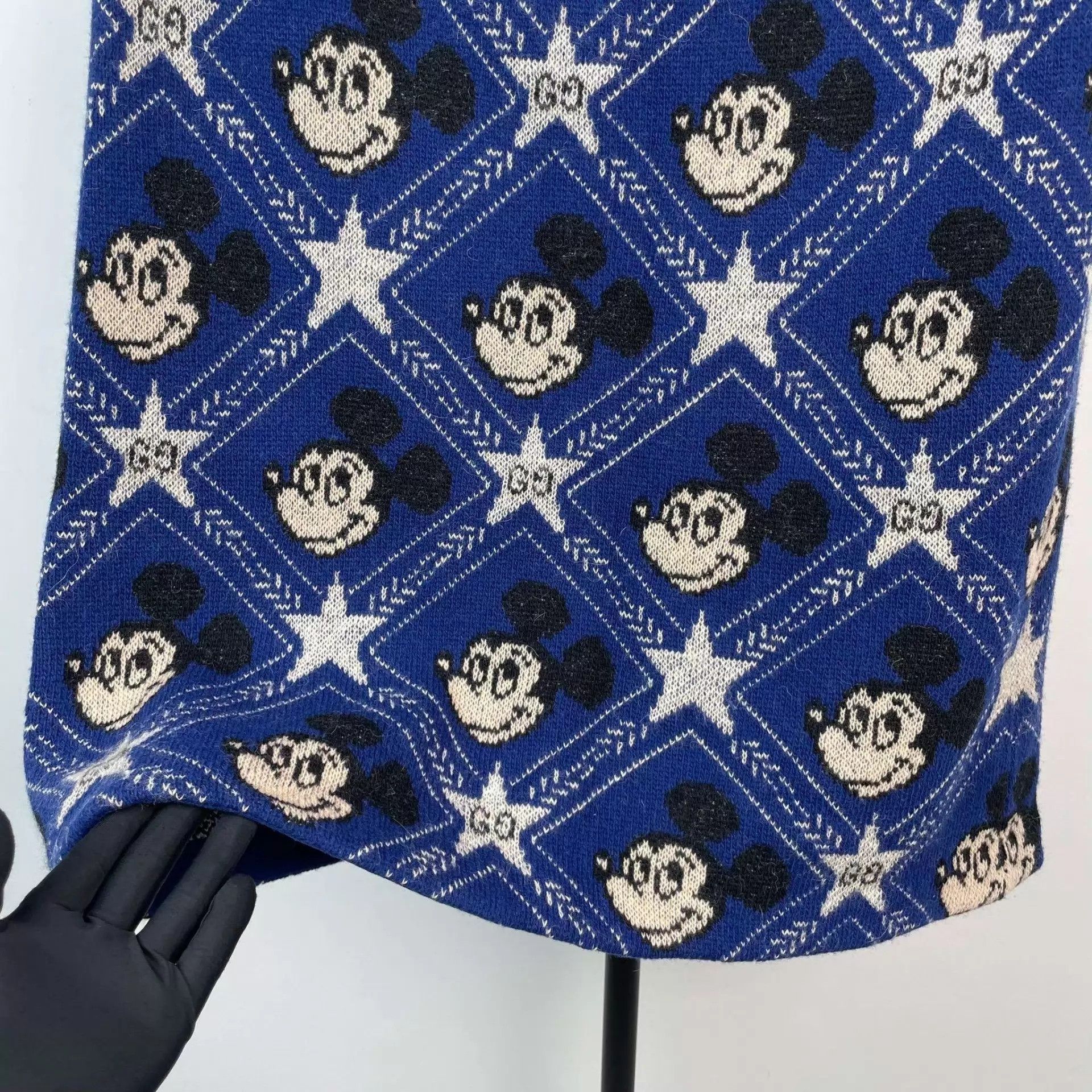 Gucci Gucci X Disney Blue Wool Skirt Size 27" / US 4 / IT 40 - 8 Thumbnail