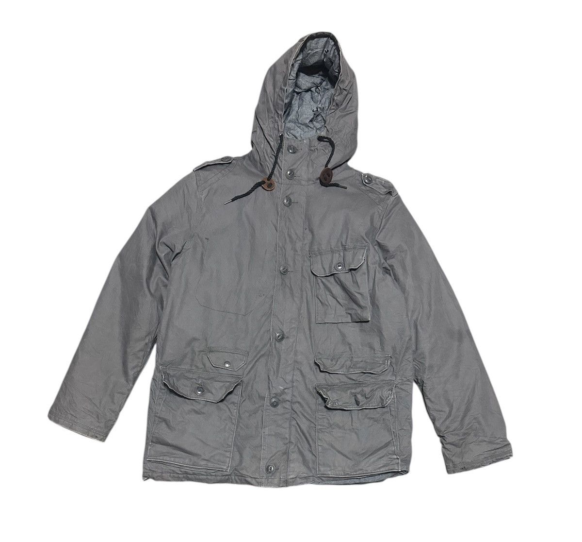 Levi's Vintage Levis Duck Canvas Jacket Hoodie Zipper Ups Size US L / EU 52-54 / 3 - 1 Thumbnail