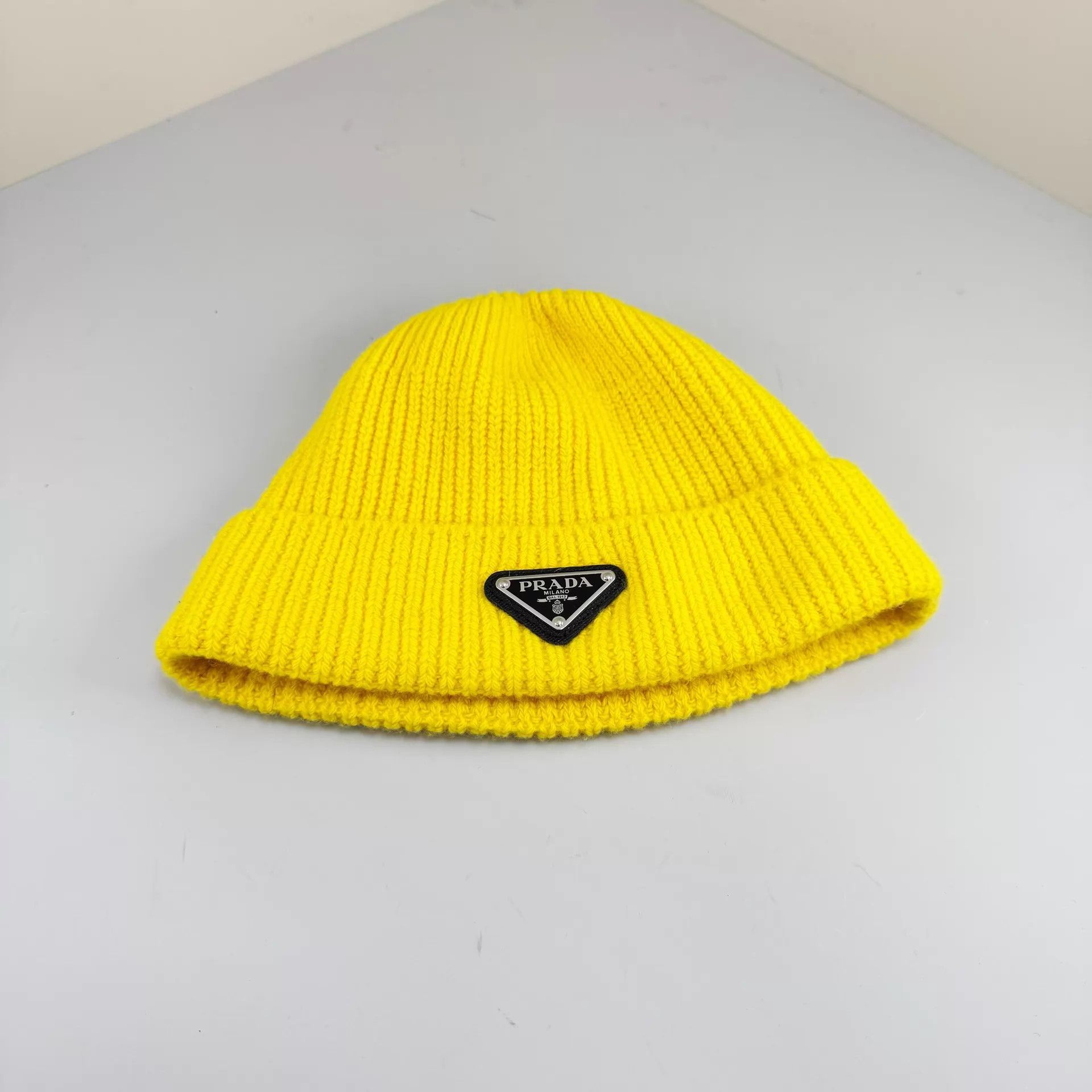 Polo Ralph Lauren Prada triangle logo beanie L New Size ONE SIZE - 1 Thumbnail