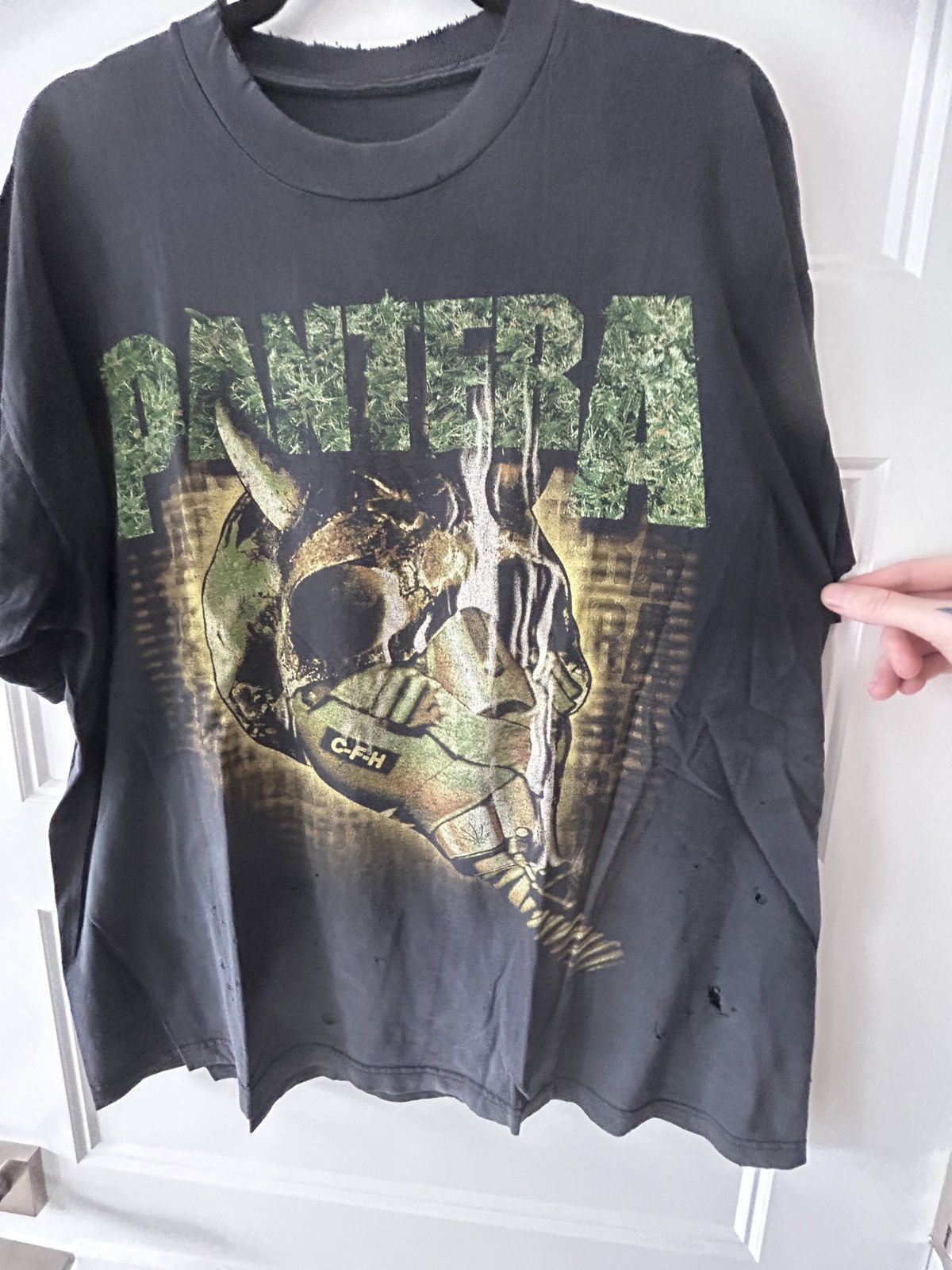 Vintage 1999 Pantera Cowboys from Hell Shirt Size US L / EU 52-54 / 3 - 5 Thumbnail