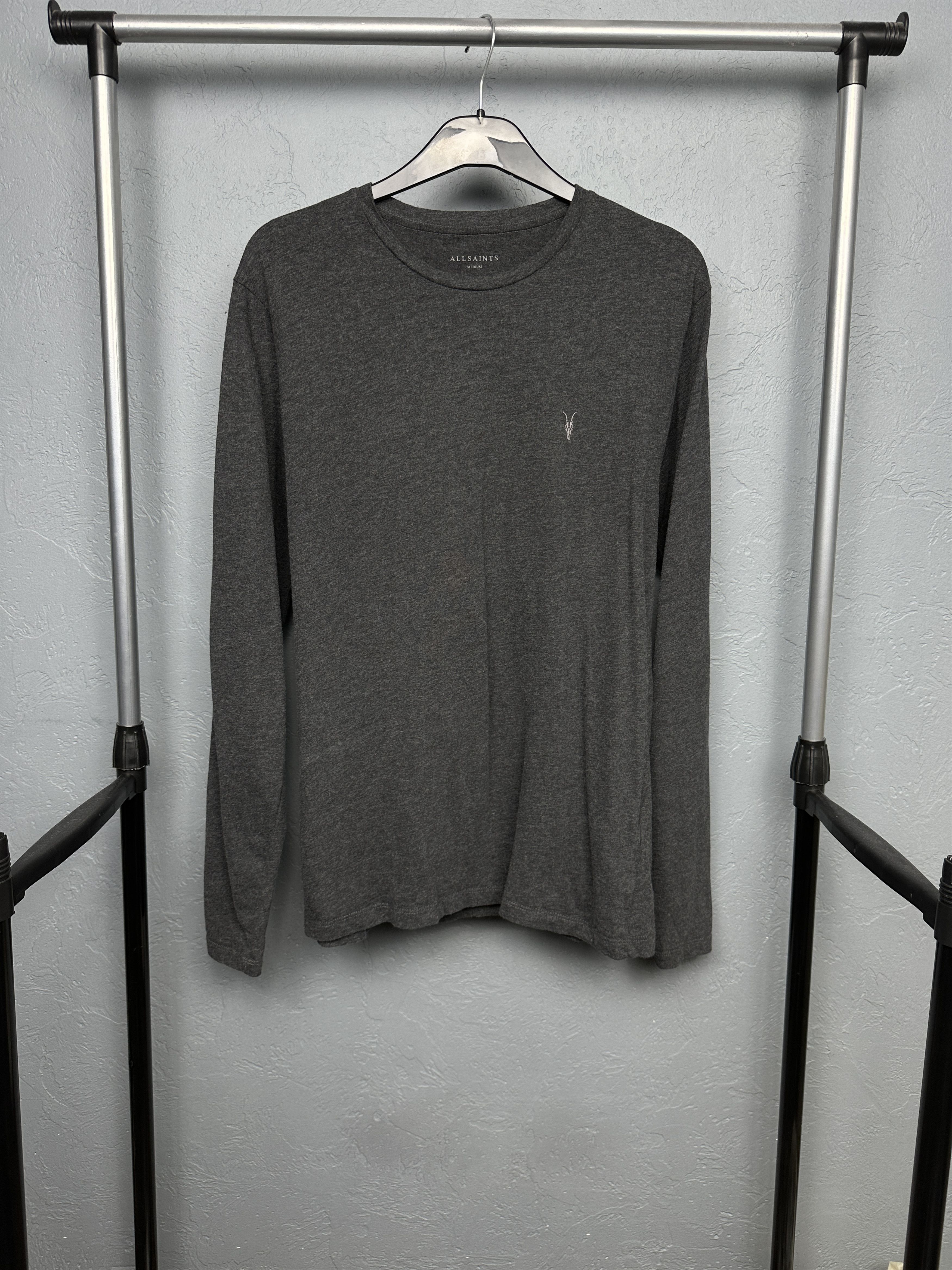 Allsaints Allsaints Brace Mens Crew Neck Long Sleeve T-Shirt Tee Size US M / EU 48-50 / 2 - 1 Thumbnail