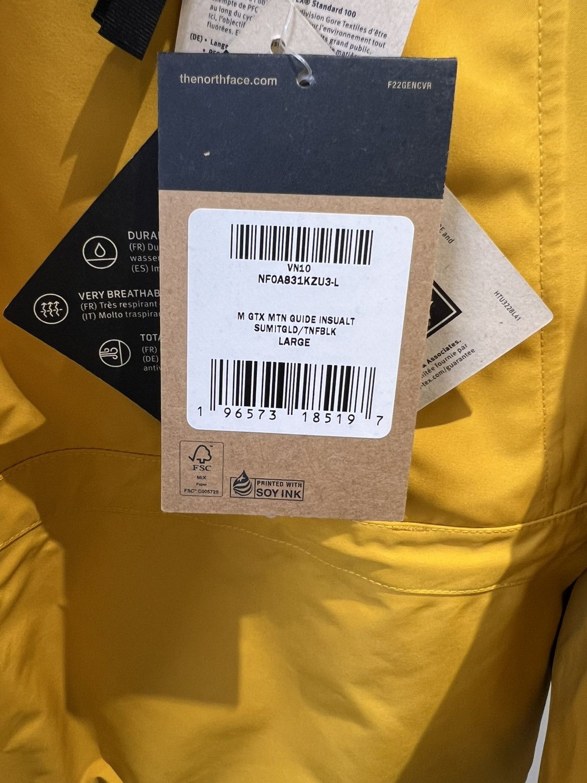 The North Face The North Face Gore-Tex Mountain Guide Insulated Jacket Size US L / EU 52-54 / 3 - 6 Thumbnail