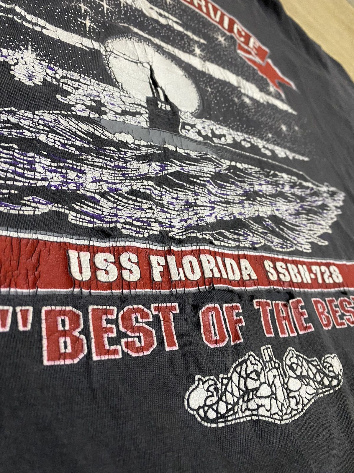 Hanes × Vintage Silent Service USS Florida SSBN-728 Submarine US Navy Size US XL / EU 56 / 4 - 17 Thumbnail