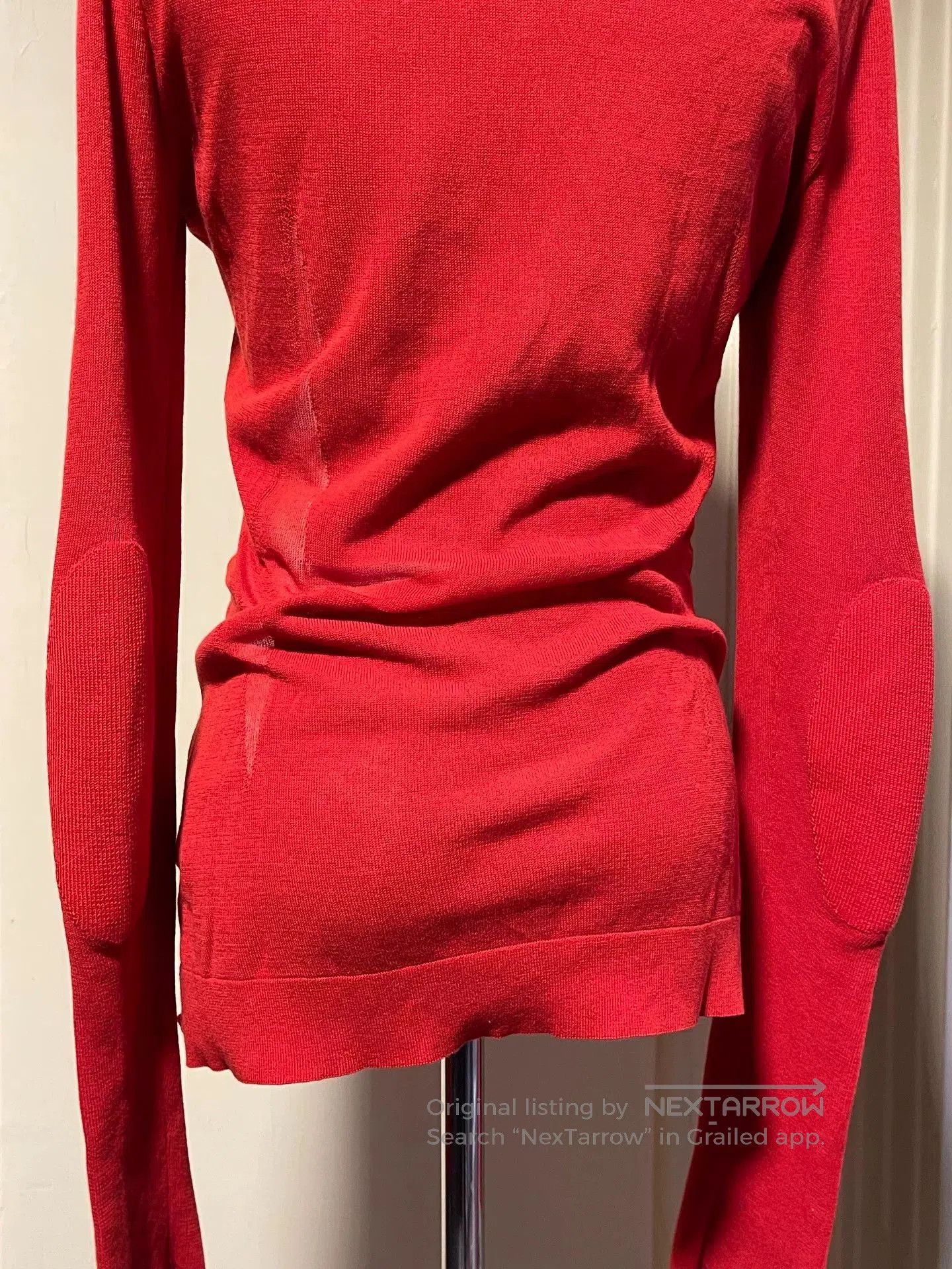Maison Margiela Maison Martin Margiela Red Wool Sweater. Size S / US 4 / IT 40 - 5 Thumbnail