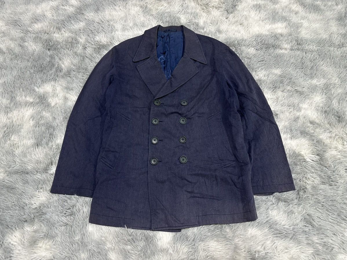 Y's for Men 🔥Vintage Y’s For Men Double Breasted Jacket Yohji Yamamoto Size US S / EU 44-46 / 1 - 1 Thumbnail