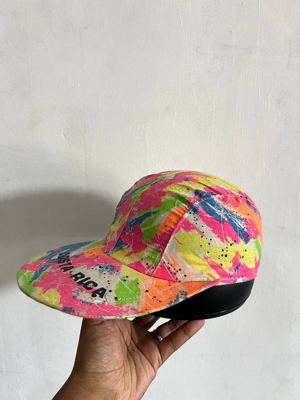 Vintage Vintage Costa Rica Painted Archive 5 Panel Hat Size ONE SIZE - 3 Thumbnail