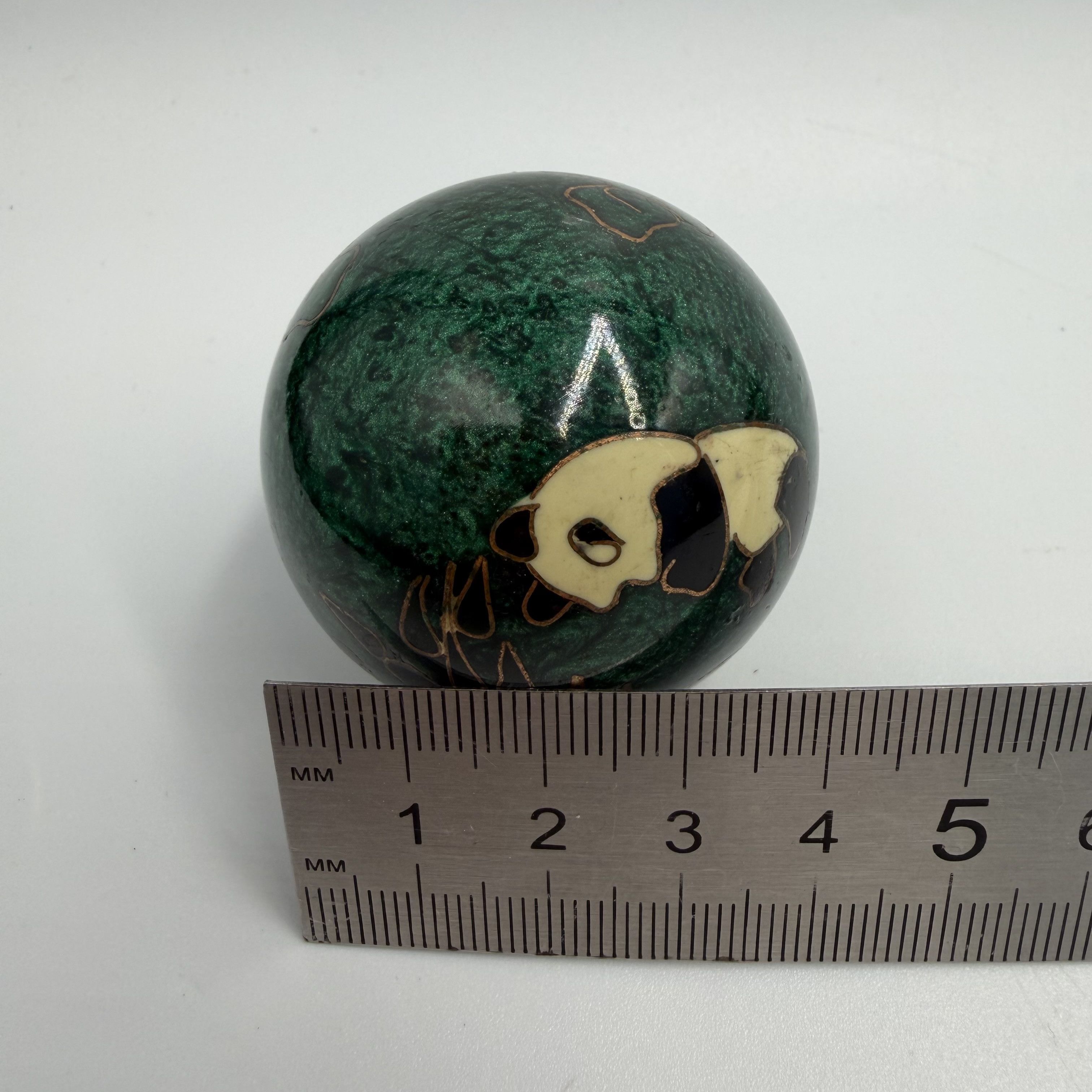 Vintage Vintage Chinese Baoding Balls Panda Bamboo Enamel Steel Set Size ONE SIZE - 7 Thumbnail