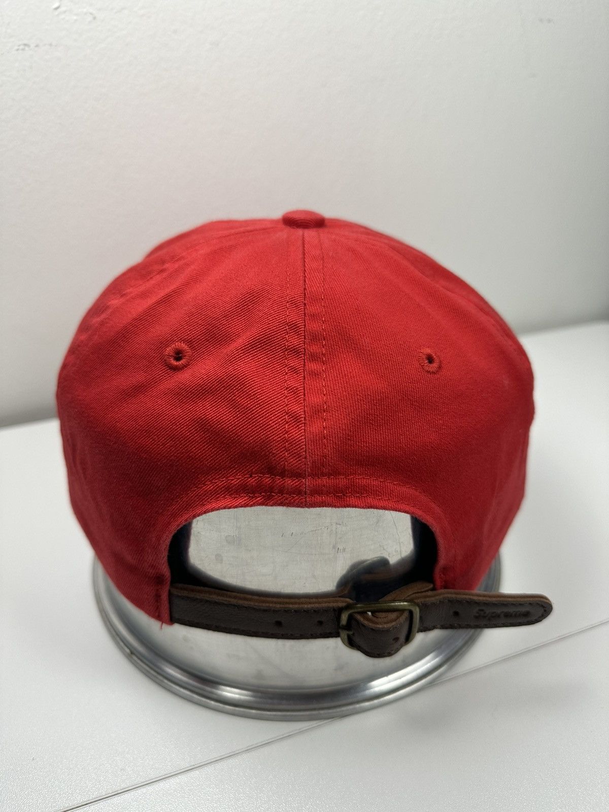 Supreme Supreme Side Pocket Script Logo 6-Panel Cap Hat Size ONE SIZE - 6 Thumbnail