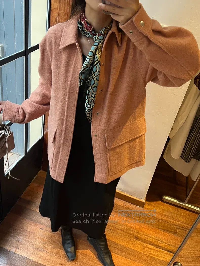 Jil Sander Jil Sander size 34 Pink knit overalls jacket Size M / US 6-8 / IT 42-44 - 3 Thumbnail
