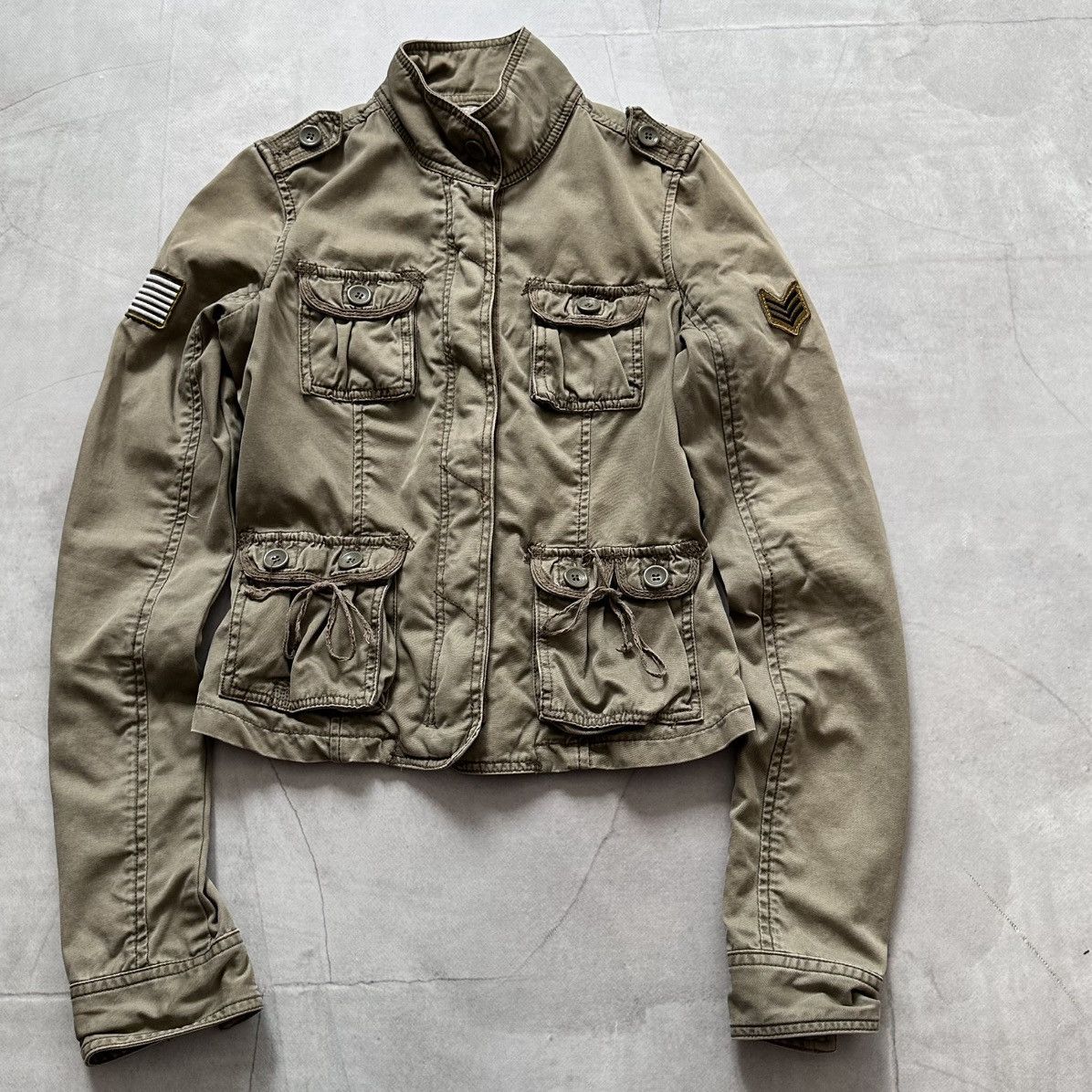 Von Dutch 00s Von Dutch Military Multipocket Utility Jacket Ed Hardy Size M / US 6-8 / IT 42-44 - 2 Thumbnail