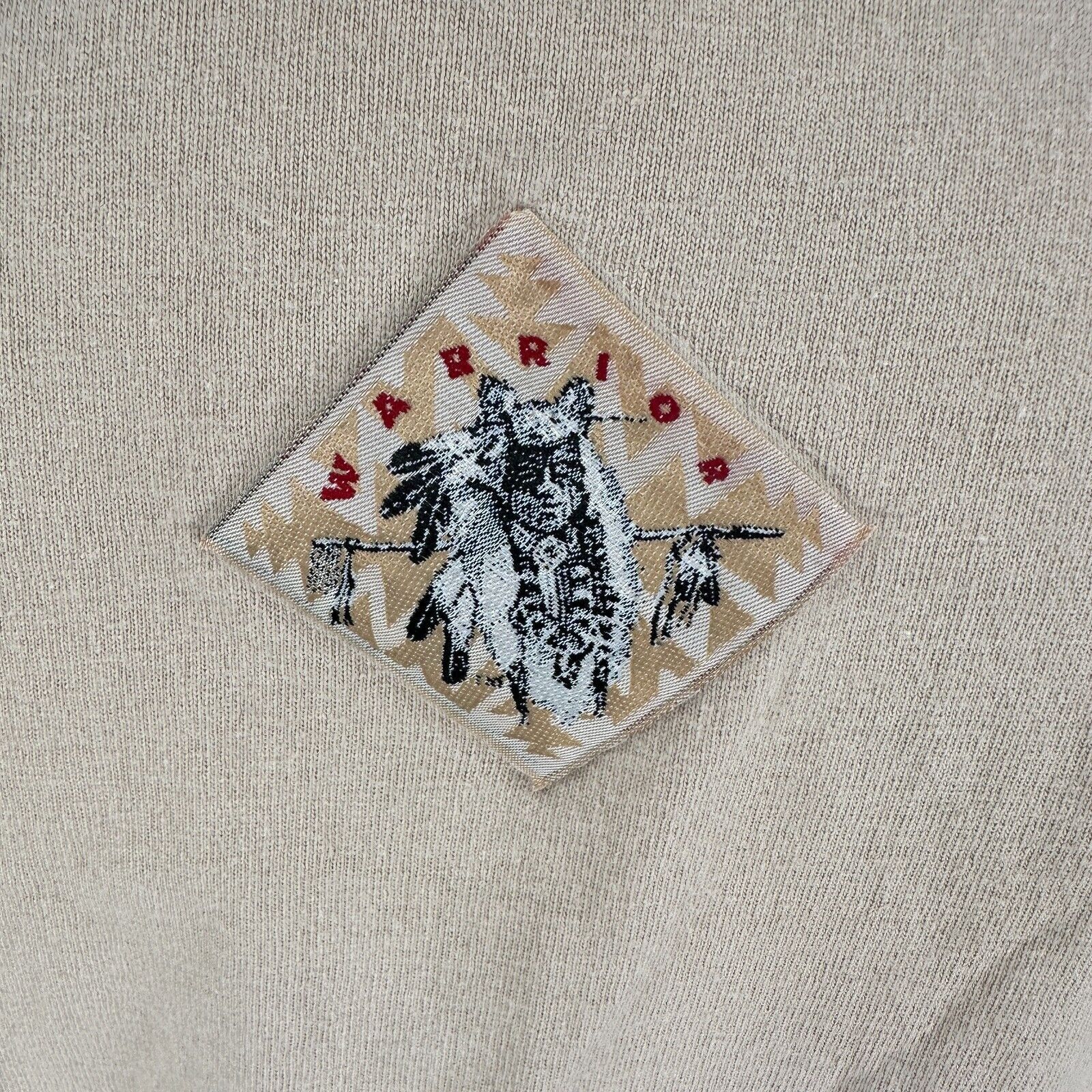 The Unbranded Brand Vintage Menchego Native American T-Shirt Men L Beige Cotton Size US L / EU 52-54 / 3 - 6 Thumbnail
