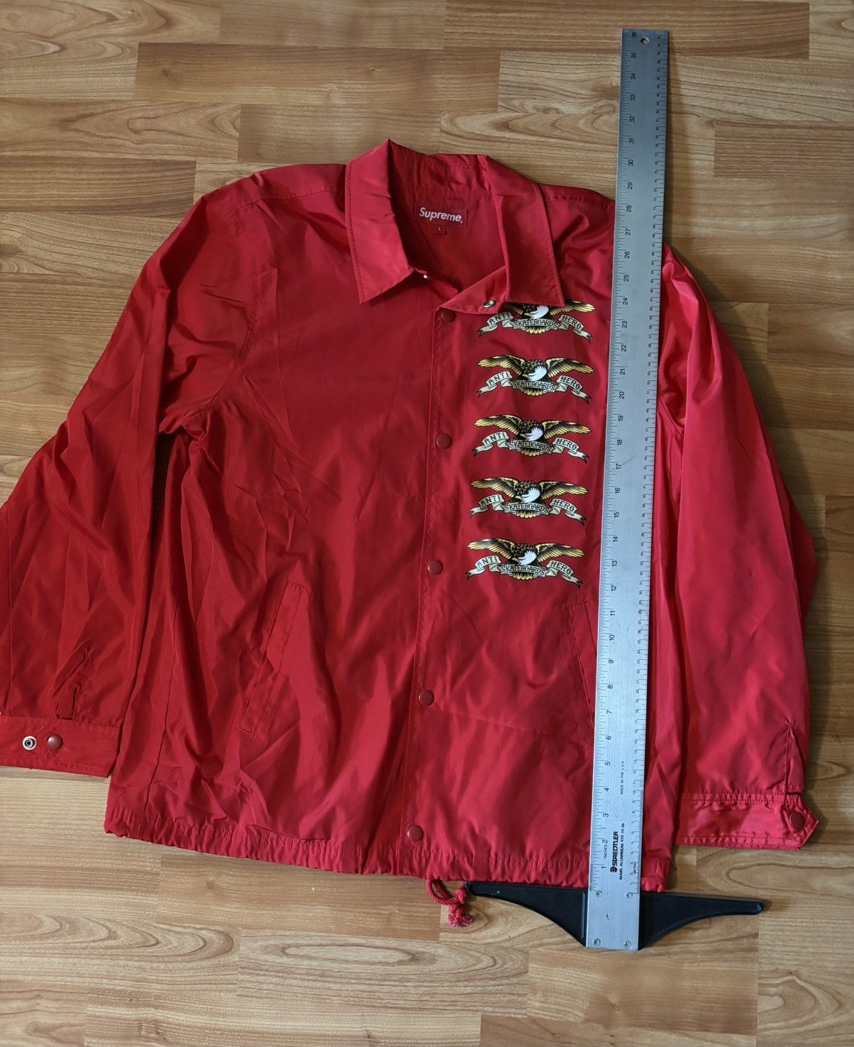 Supreme Supreme x anti hero jacket Sz L Size US L / EU 52-54 / 3 - 3 Thumbnail