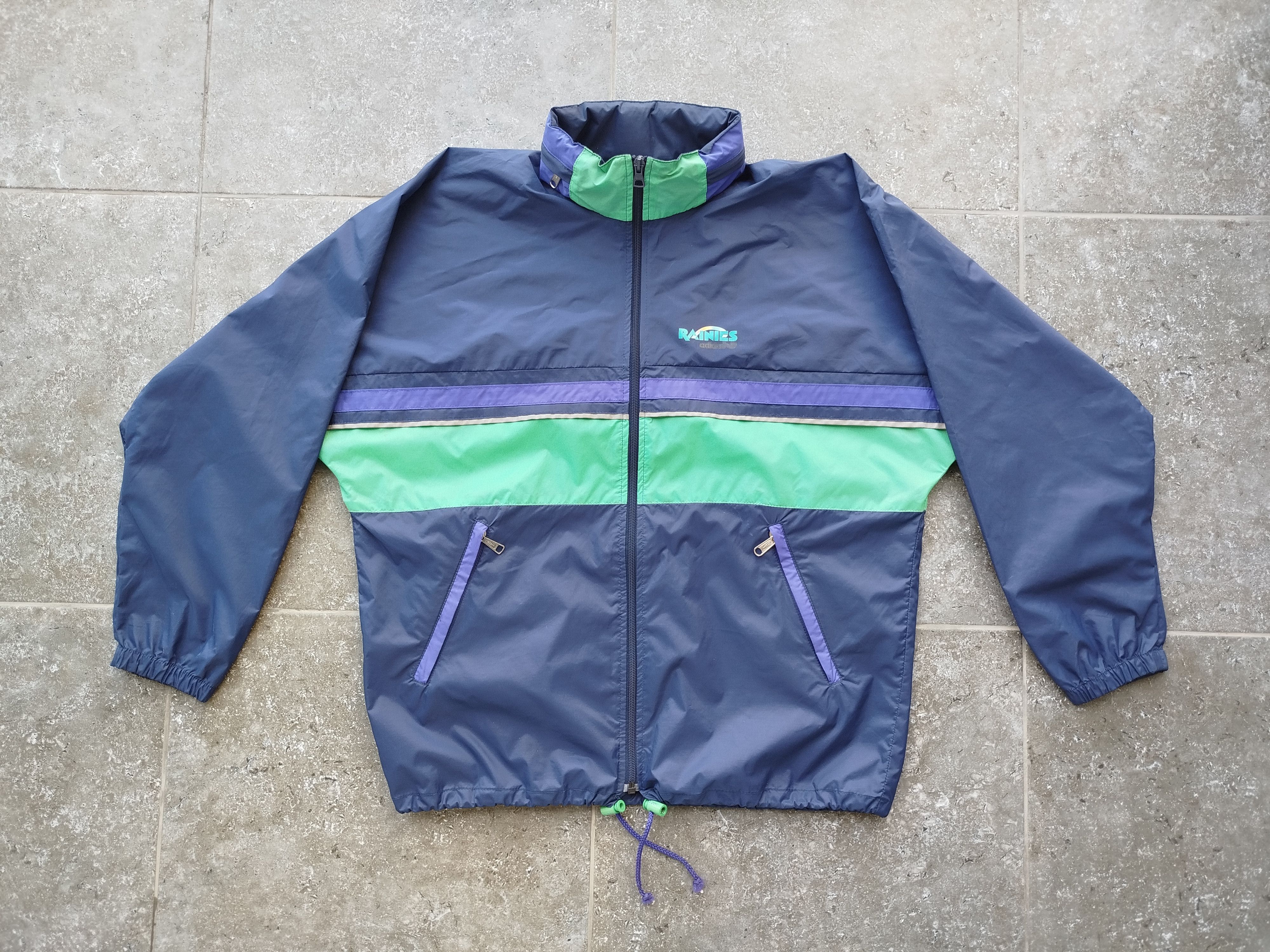 Adidas Adidas Rainies Jacket Windbreaker Vintage 90s Size US M / EU 48-50 / 2 - 2 Thumbnail