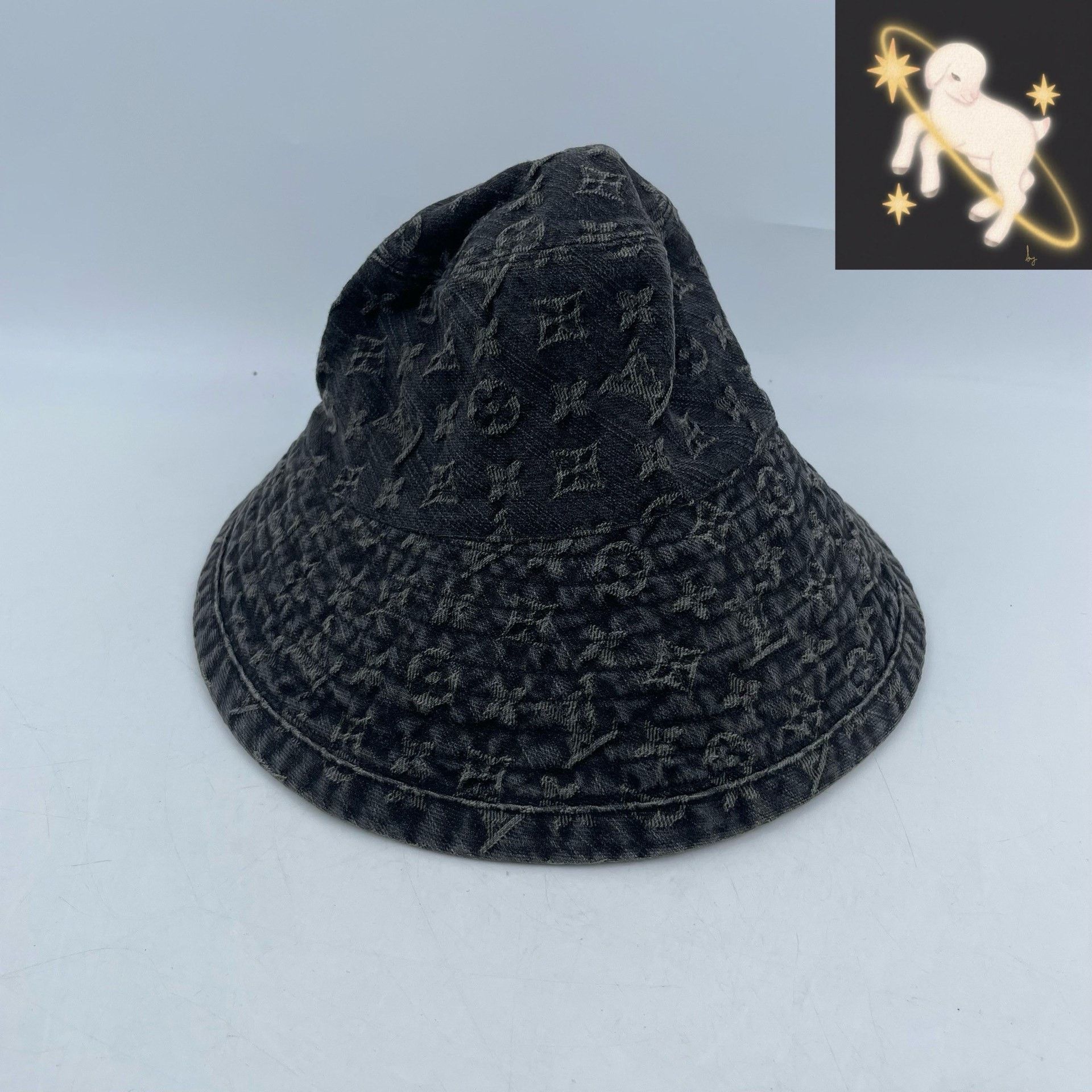 Louis Vuitton Louis Vuitton Gray Hat S Men Size ONE SIZE - 1 Thumbnail