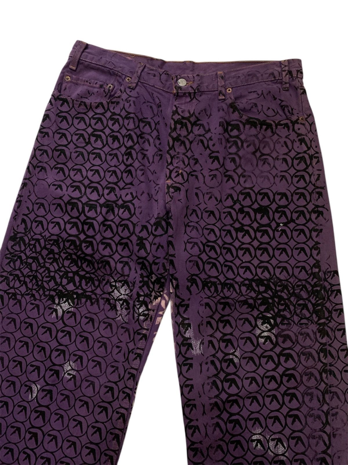 Levi's × Levi's Vintage Clothing × Vintage Levis Relaxed Fit Custom Aphex Twin Size US 36 / EU 52 - 3 Thumbnail