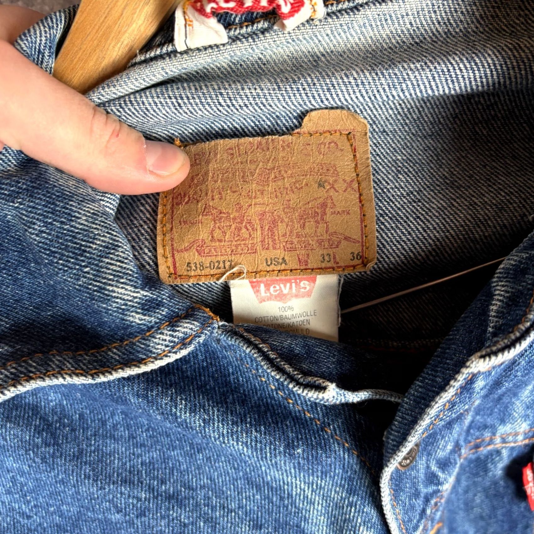 Levi's Levi's Denim Jacket Blue Cotton Size S Men’s Vintage Jacket Size US S / EU 44-46 / 1 - 3 Thumbnail