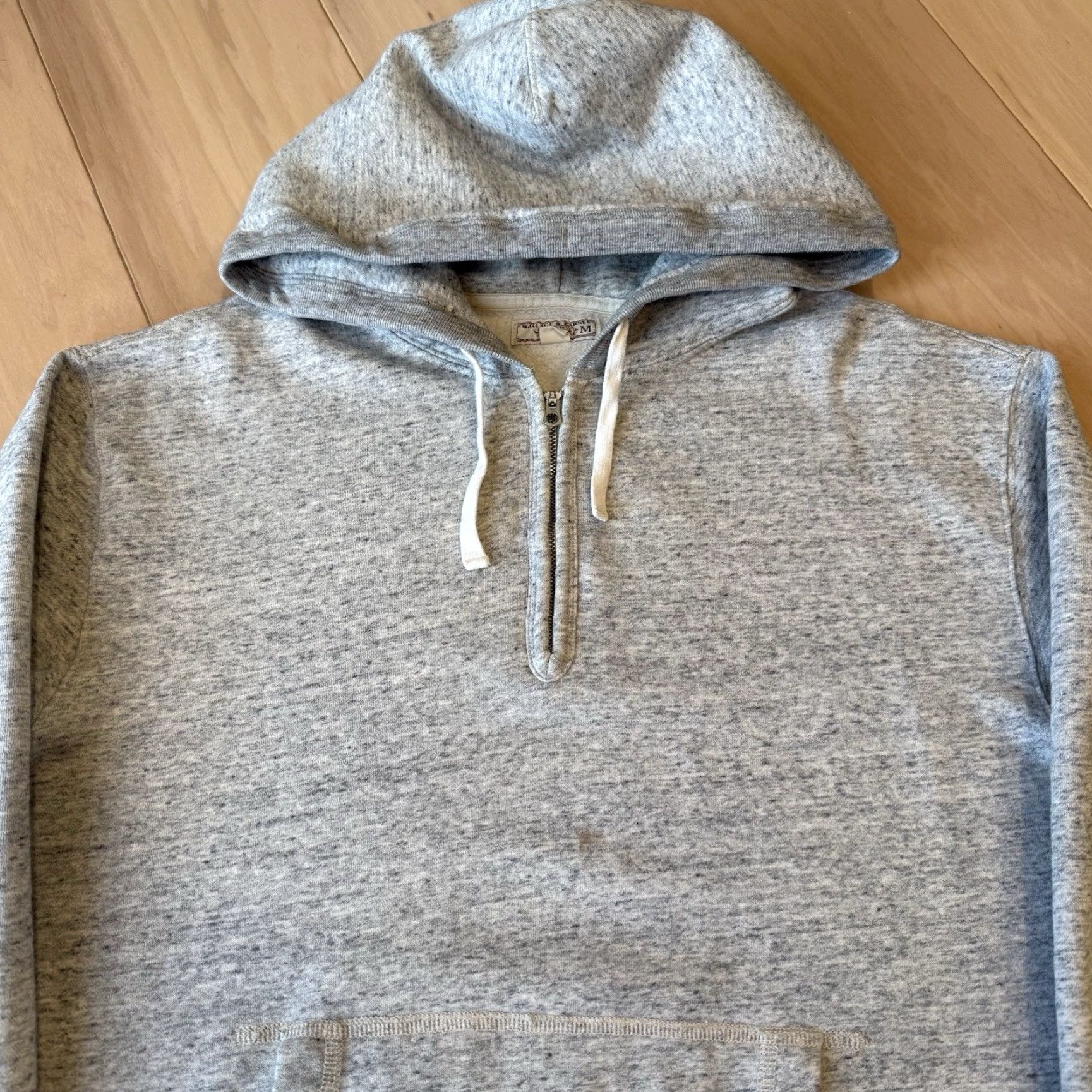 Wallace & Barnes Wallace & Barnes Hoodie Medium Gray 1/2 Zip Fleece Pullover New York Streetwear Men M Gray Hoodie 1/2 Zip Fleece Pullover Wallac e & Barnes Size US M / EU 48-50 / 2 - 3 Thumbnail
